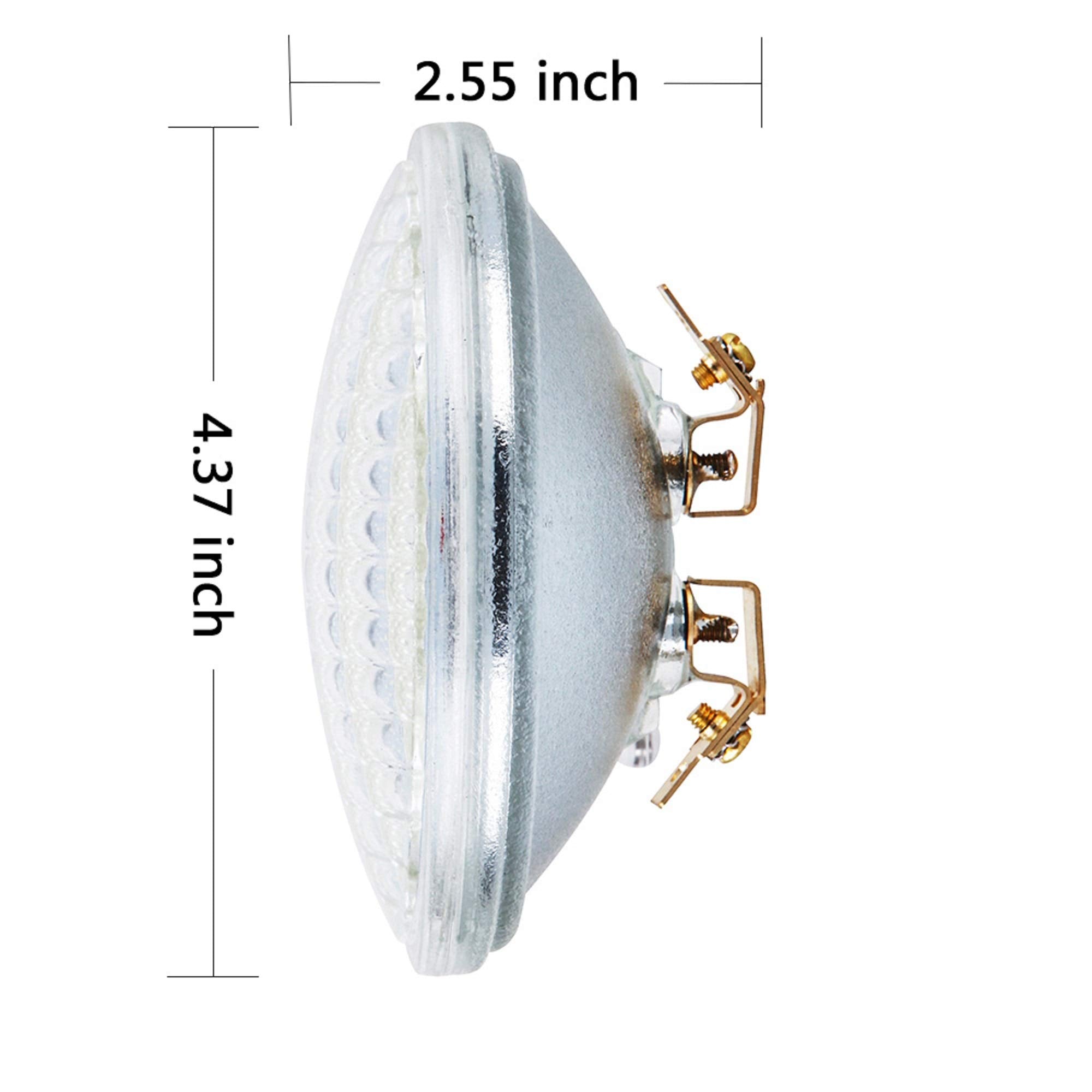 Goehiaul Par36 Led Bulbs 6W Warm White 3000K, 700 Lumens, Water Resistant, Pack