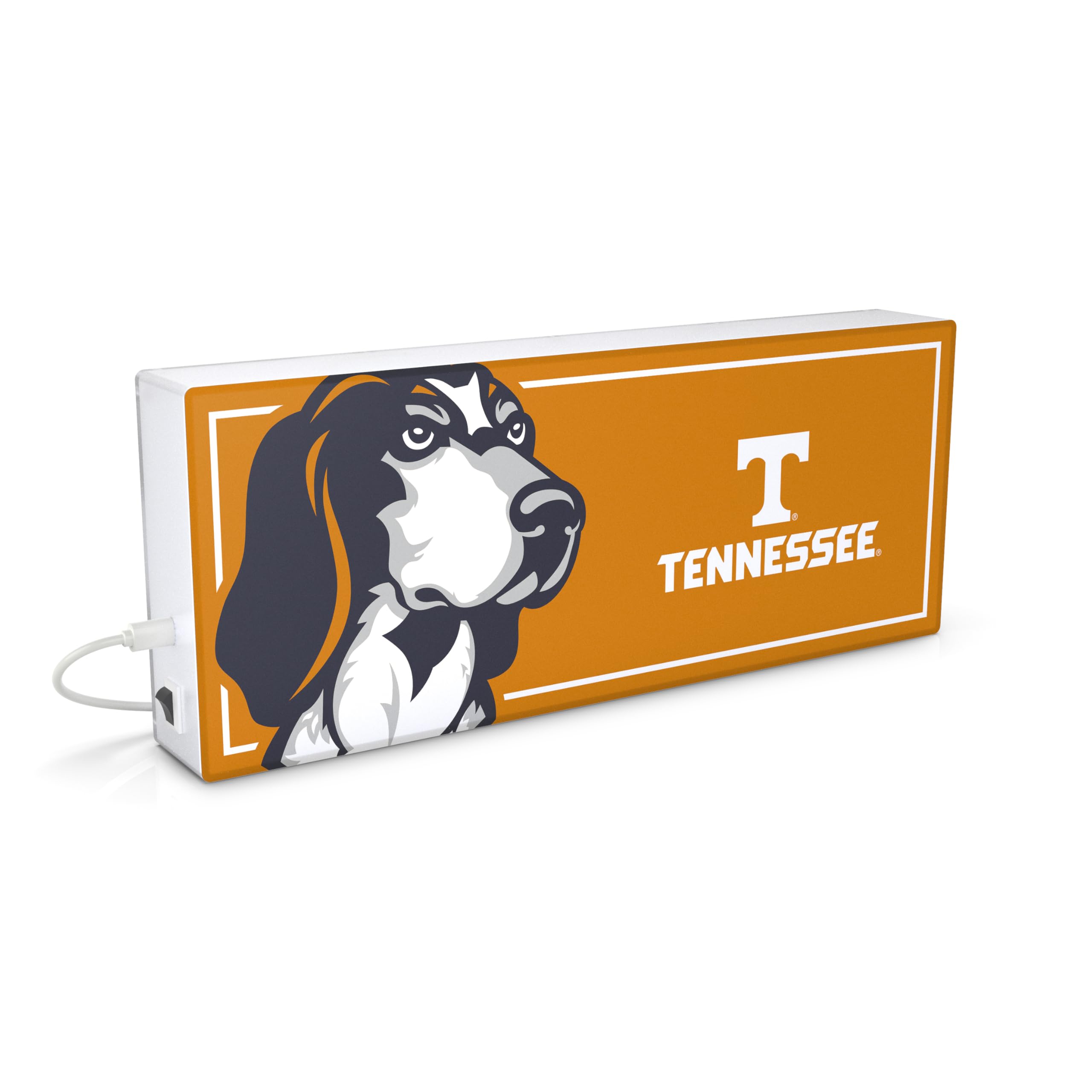 SOAR NCAA LED Ambience Light Box: Elevate Your Space with Officially Licensed Wall D  cor, Tennessee Volunteers