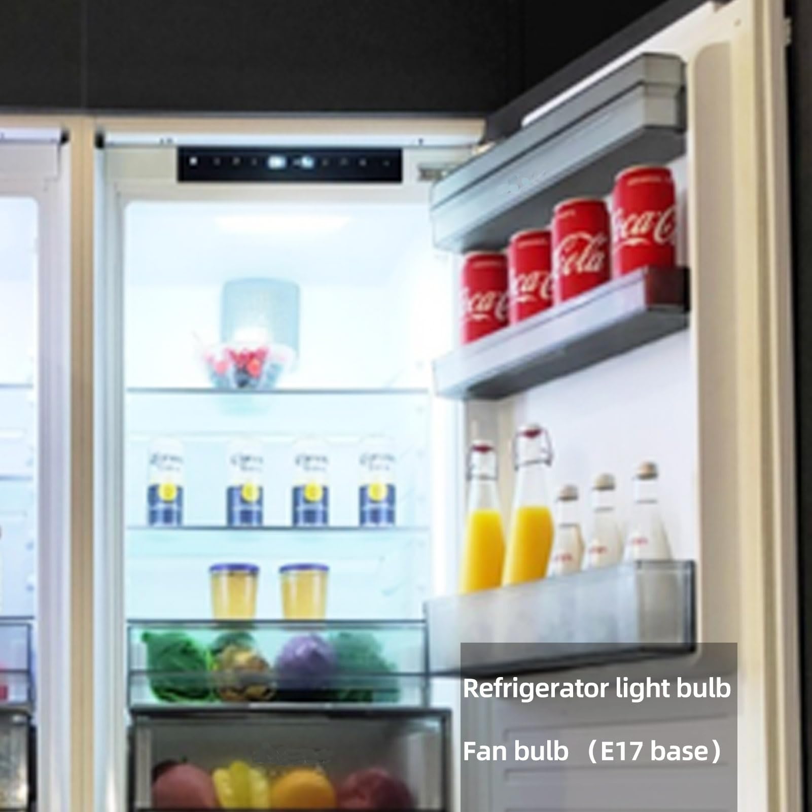 Lienngke Led Bulb Kei D28X Kel 2816X 2815 Freezer Light Refrigerator 100-265V E17 3.8W 40W Halogen Equivalent Appliance Daylight
