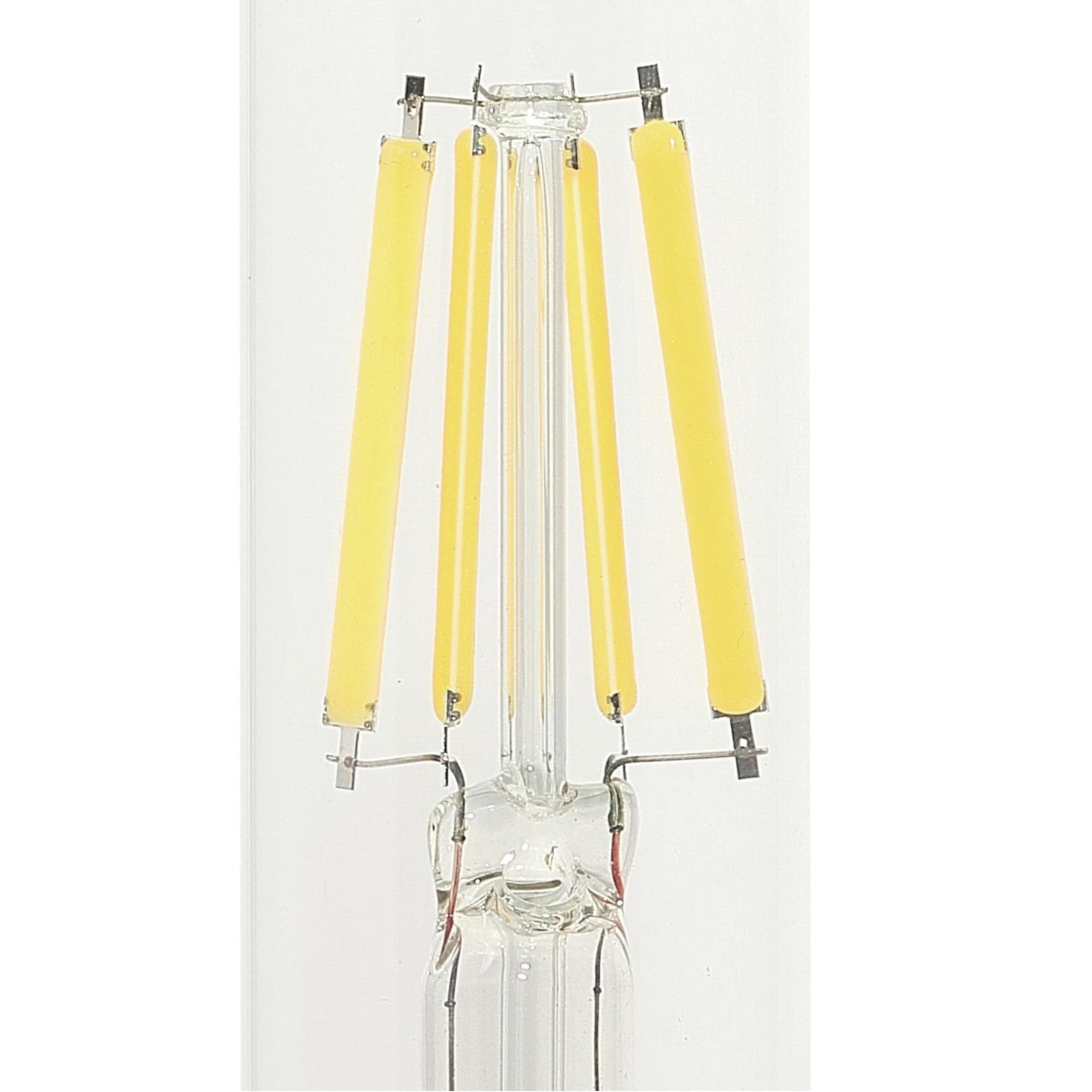 Westinghouse Lighting 5342020 8 Watt (100 Watt Equivalent) T10 Dimmable Clear Filament Led Light Bulb, Medium Base, 6 Pack