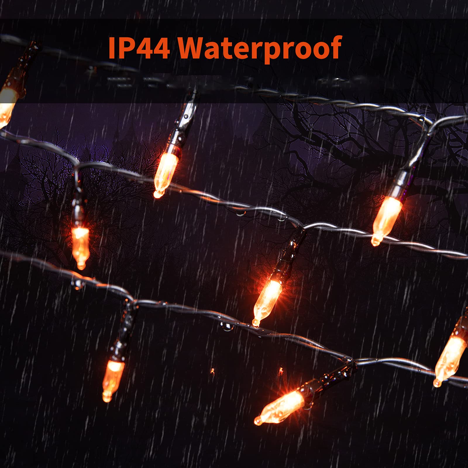 Pink + Multicolor Mini Christmas Lights, 39 Feet 100 LED Fairy String Lights with 8 Lighting Modes, Waterproof Connectable for I