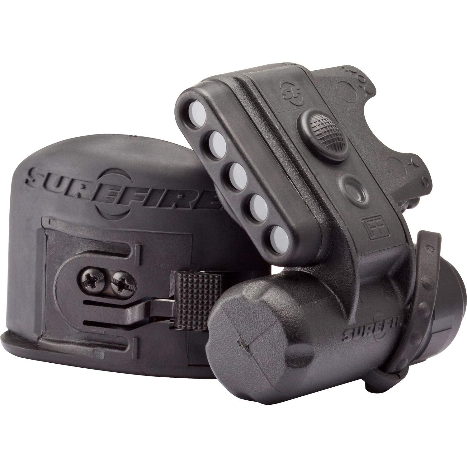 Surefire Hl1-A Helmet Light With Multiple Low-Signature Spectrums Of Light And Ratchet Mount, Black