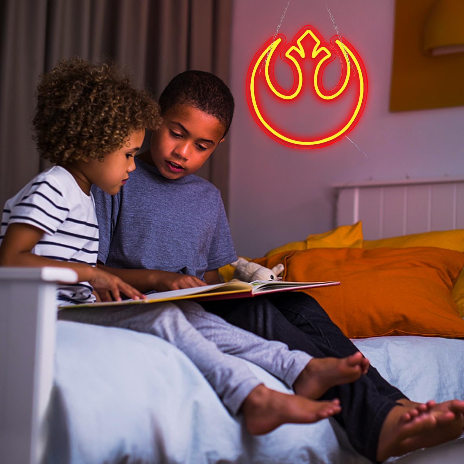 Pugna Movie Logo Neon Signs for Wall Decor Neon Lights for Bedroom Led Business Signs Suitable for Man Cave Bar Pub Restaurant C