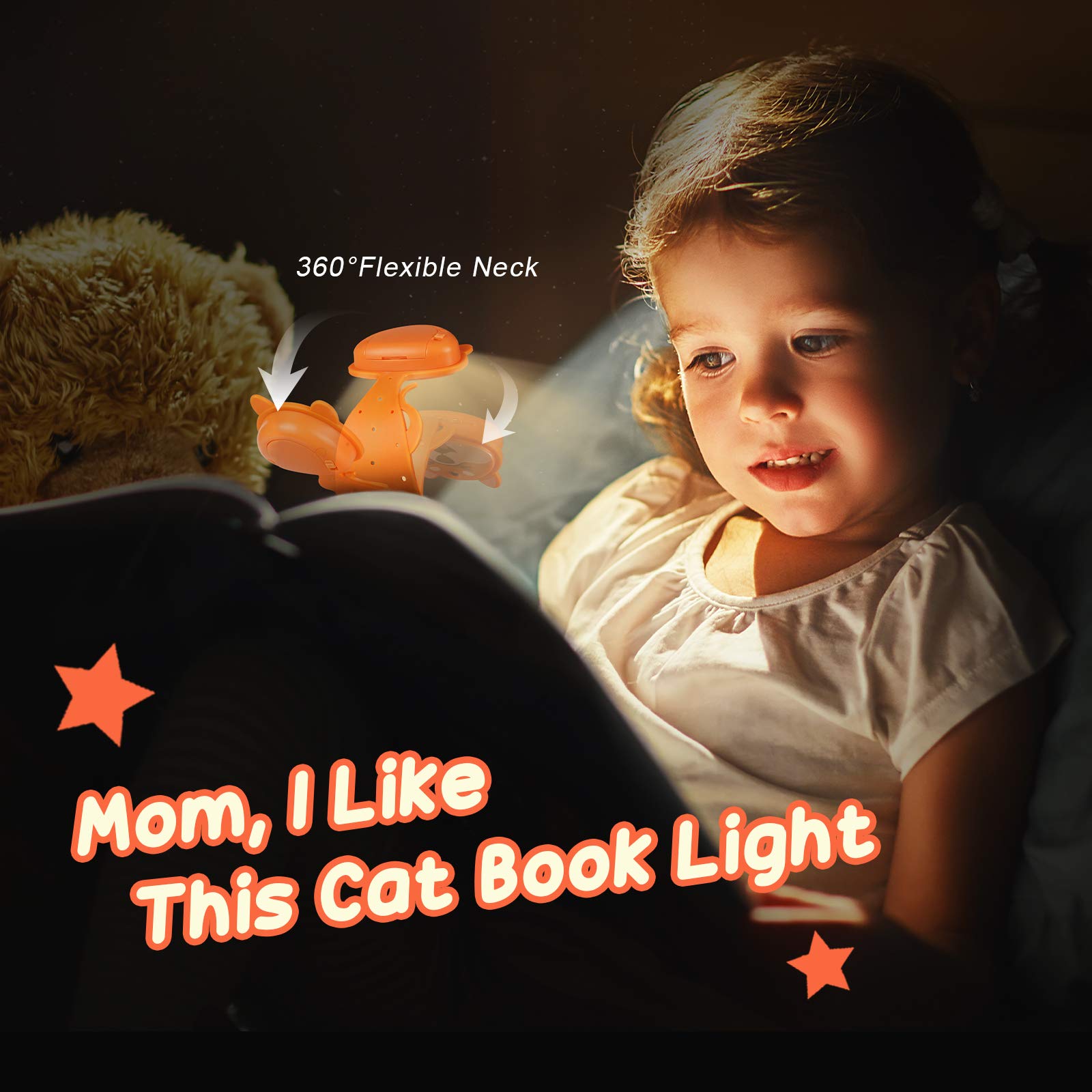 Bookmark Reading Light: Compact And Portable Design, Provides Even Illumination With Three Eye-Friendly Color Temperatures, Long
