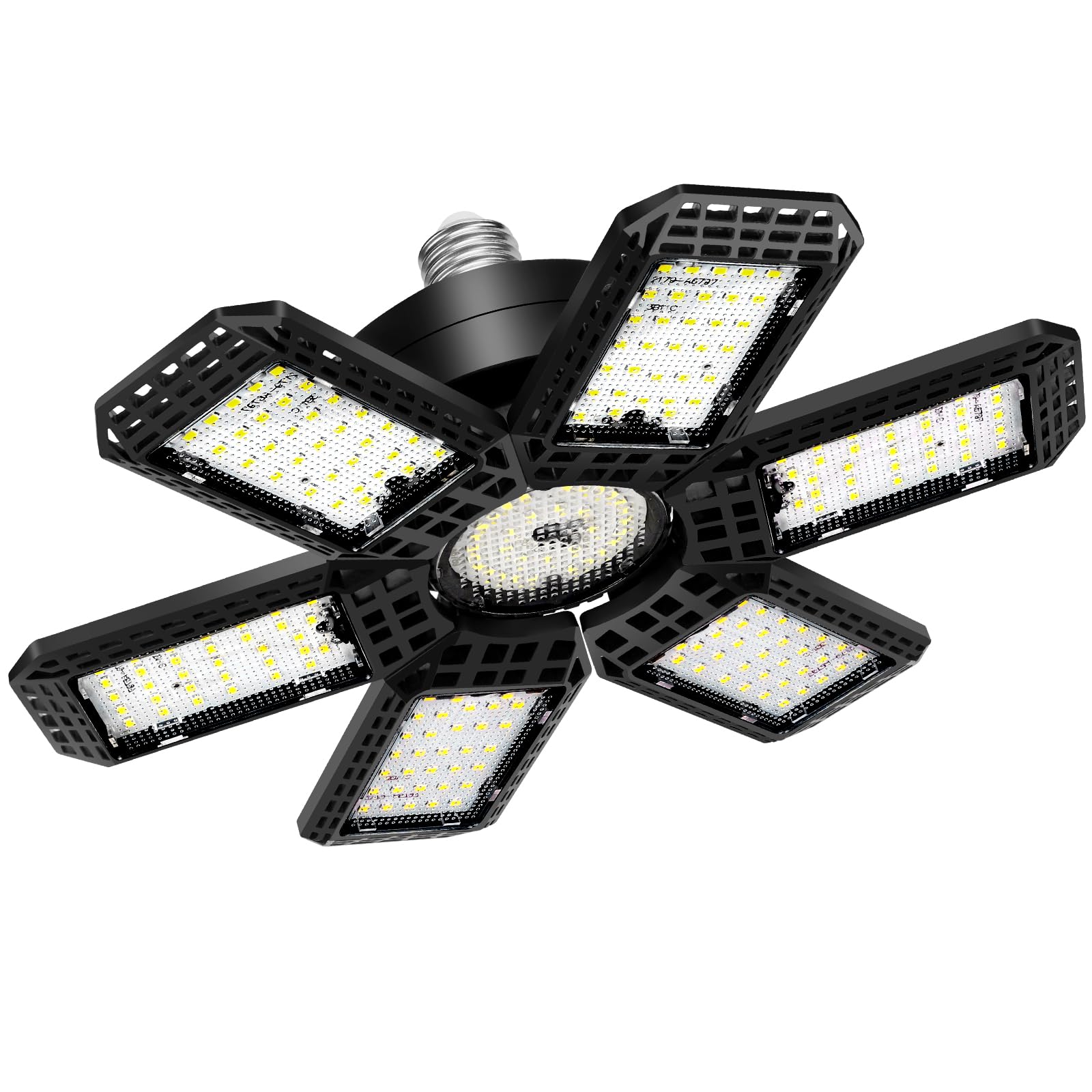 XILLUMI CORE LED Shop Light - 200W 20000LM, 6500K, 6+1 Adjustable Panels, E26/E27 Socket, 1 Pack