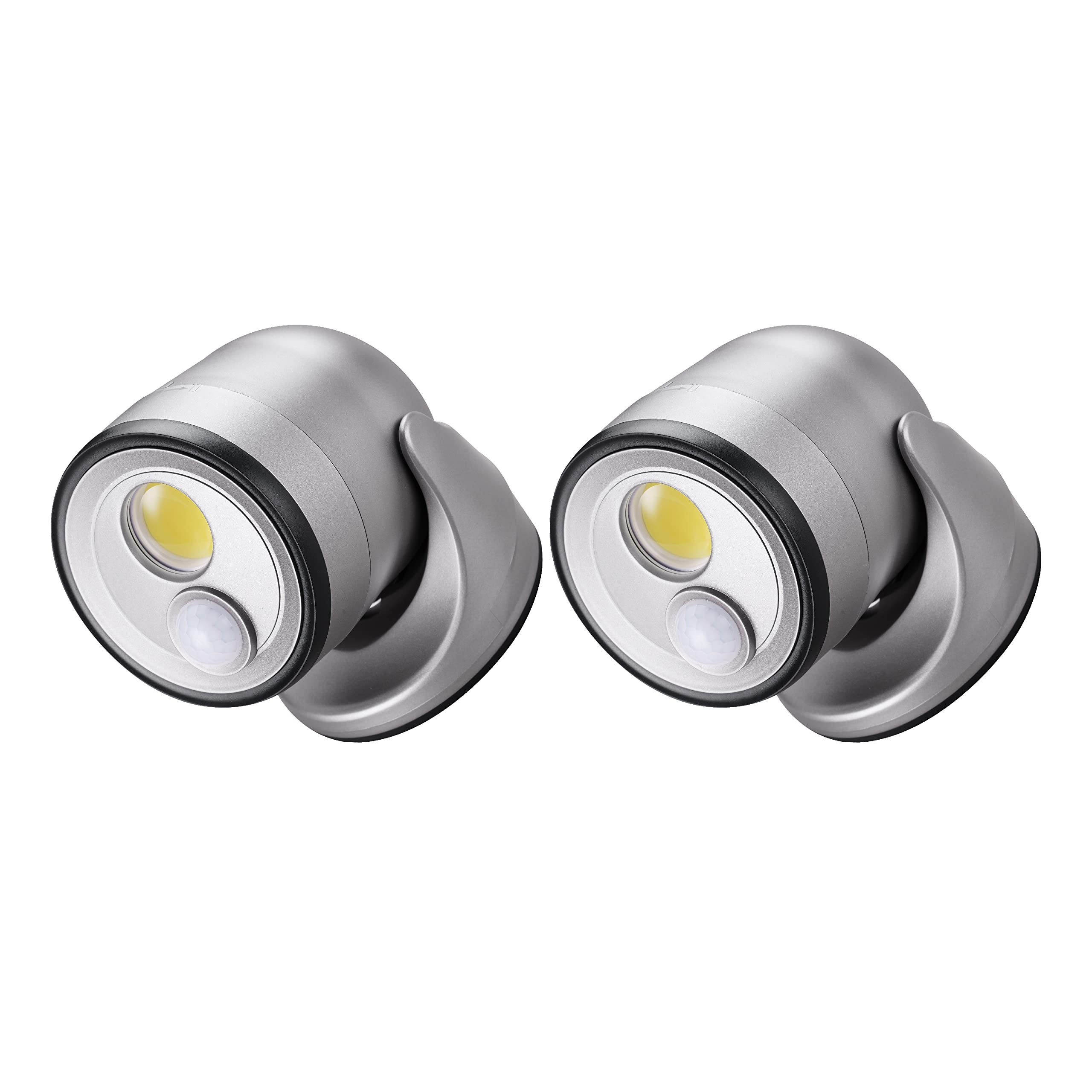 LIGHT IT! LED Floodlight 33002-101, 2-Pack, Silver, Acrylonitrile Butadiene Styrene Material