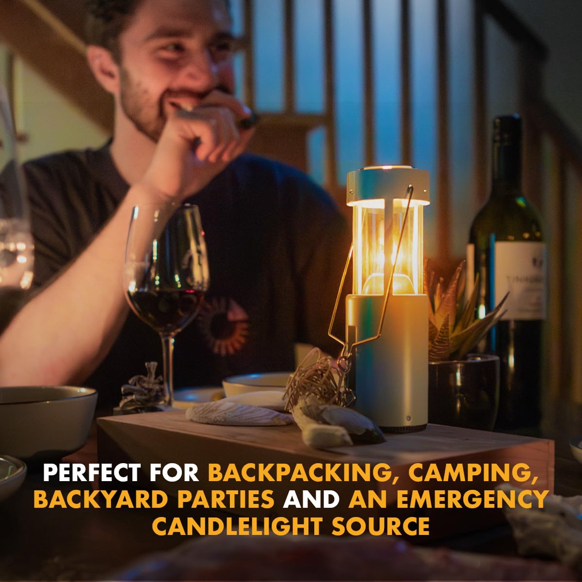 UCO Original Candle Lantern Value Pack, Aluminum, Glacier, Includes 3 Candles & Storage Bag, Model L-C-VPUCO-GLACIER, One Size