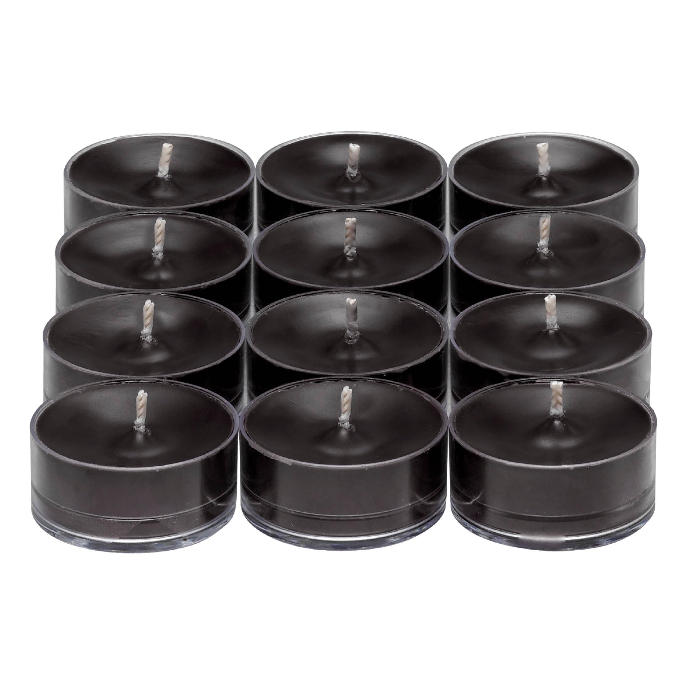 Partylite Gift Set Of 12 Universal Tea Lights  Fig Fatale Scented  Notes Of Apricot  Green Fig  Peach  Mango  Strawberry And Vanilla  4-6 Hour Burn Time  stylish & Rich  Perfect For Gifting