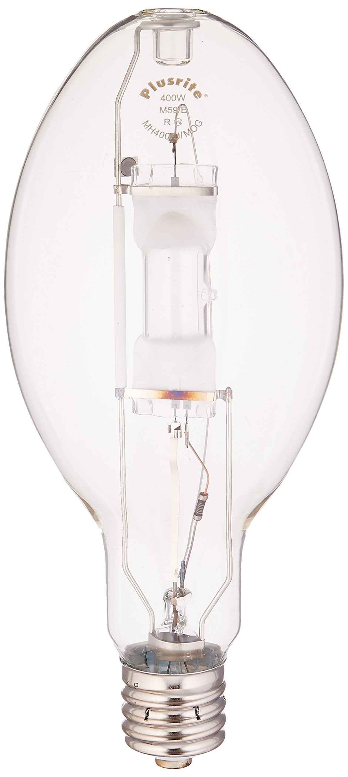 Plusrite 1024 Metal Halide 400W ED37 Arc Tube 4200K Universal Burn Glass