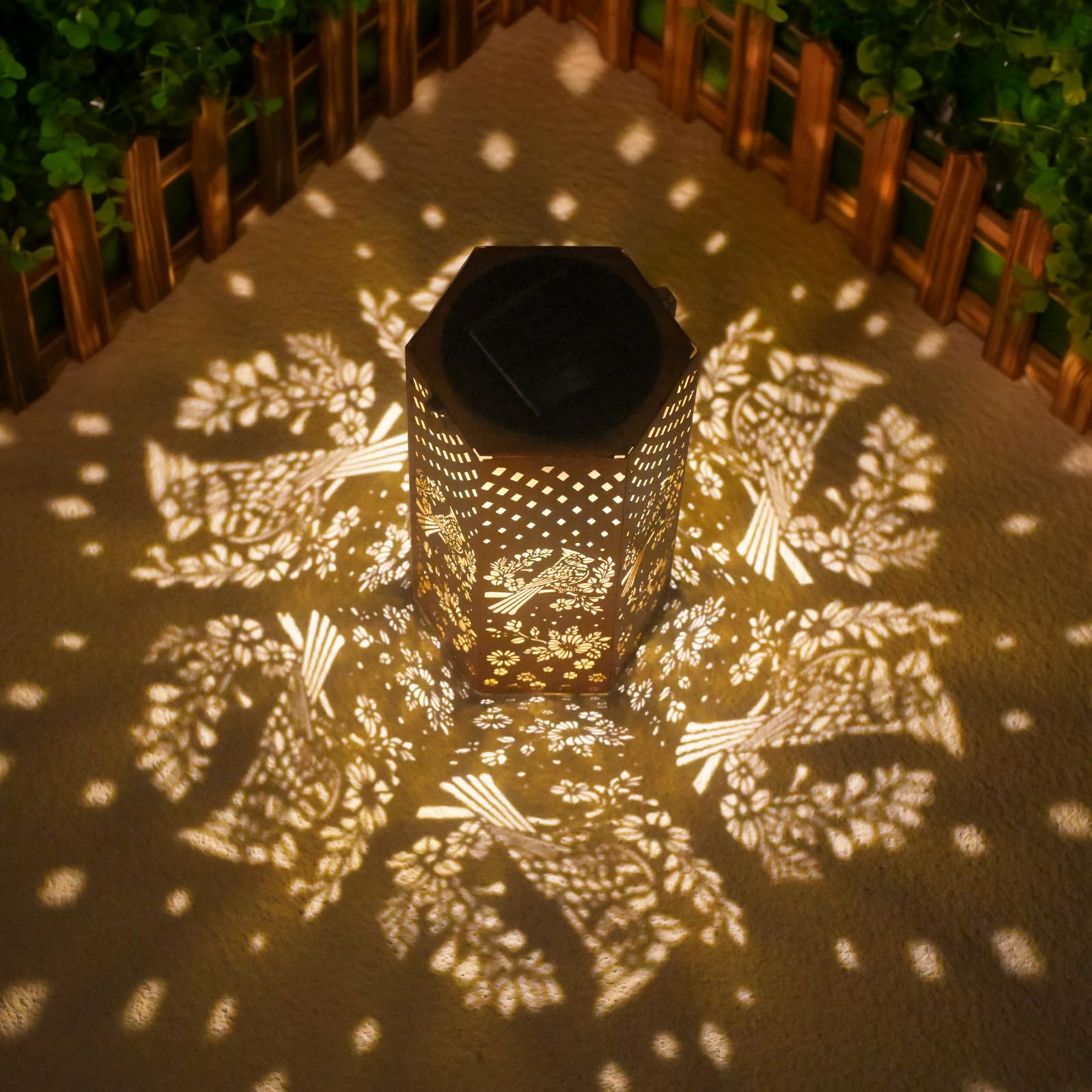 Gifts For Women  Men  Mom  Cardinal Bird Solar Lanterns Outdoor Waterproof - Solar Lights Outdoor Hanging Garden Decor For Outside  Patio  Outdoor  Yard  Lawn  Balcony