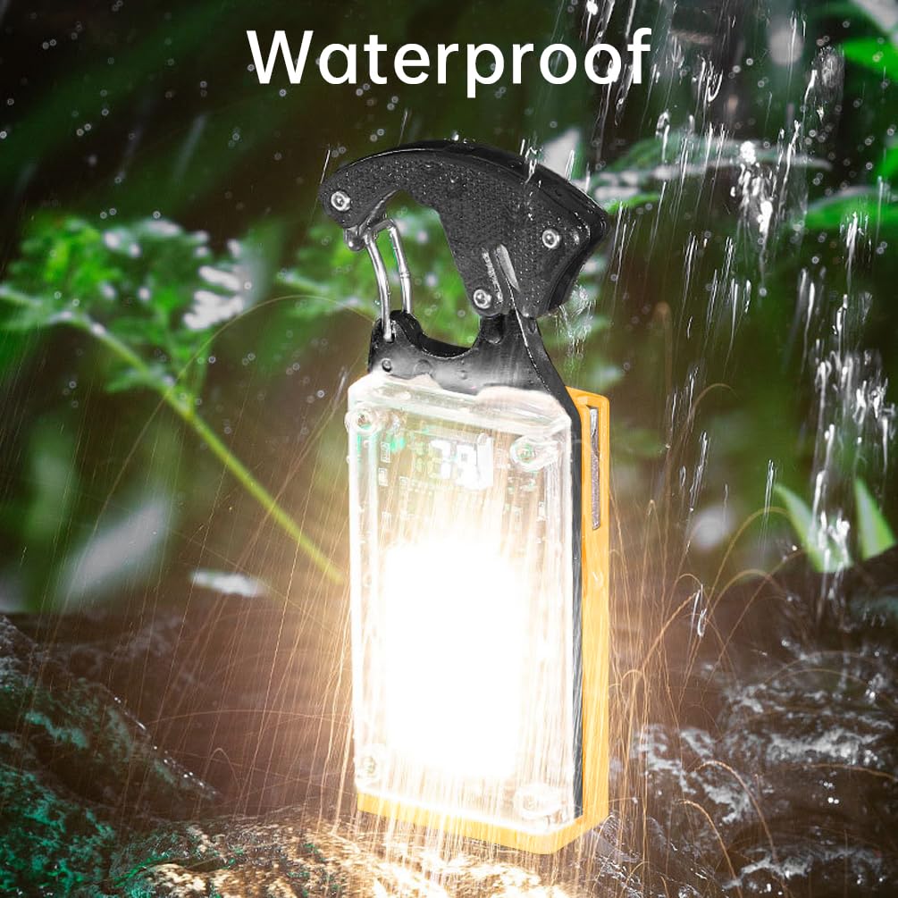 By-J Led Small Flashlight, Keychain Light, Cob Multi-Function Mini Work Light, 1000 Lumens Rechargeable, 8 Lighting Modes, Fire