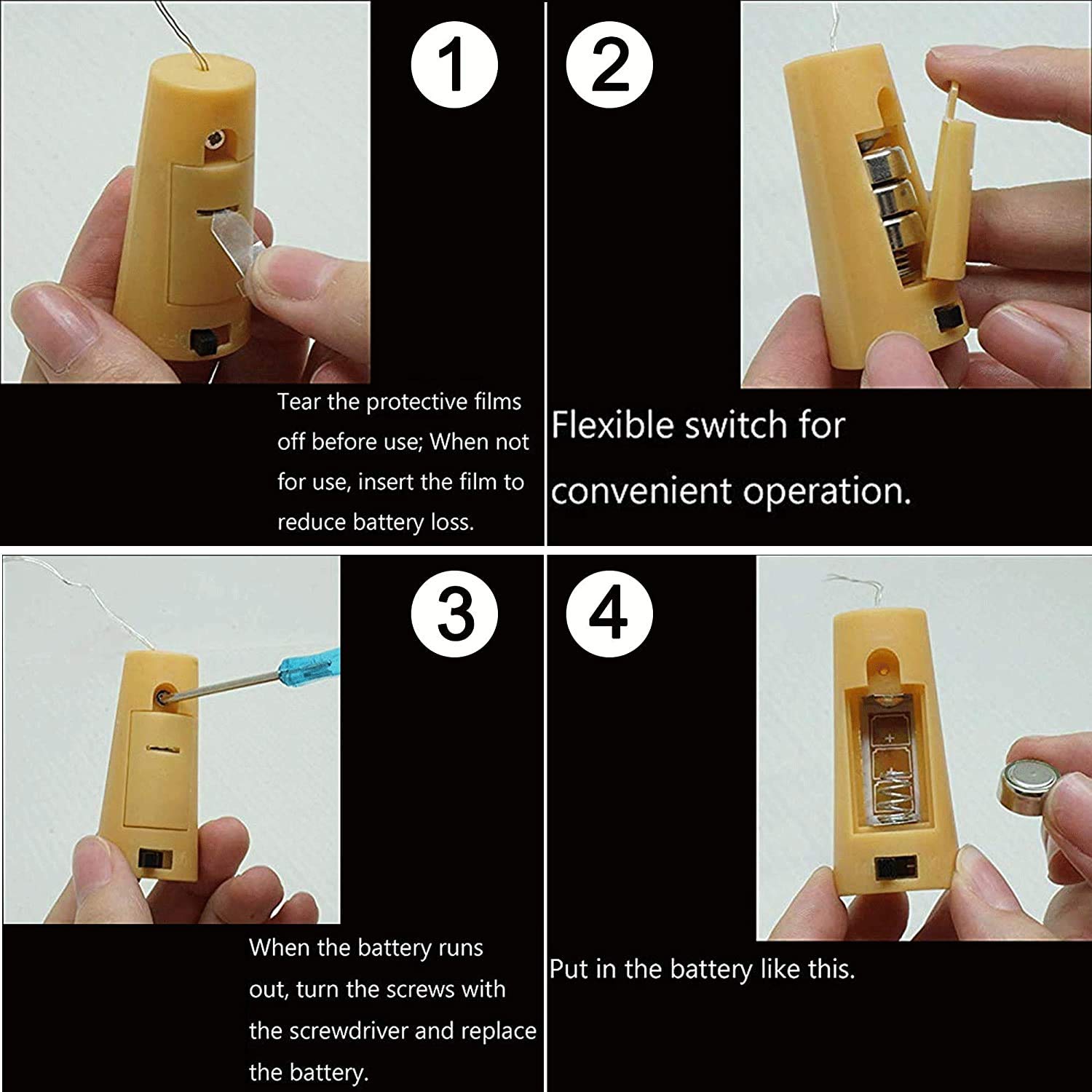 YJFWAL 12 Pack Solar Wine Bottle Lights, Cool White 20 LED Mini Copper String Lights for Outdoor Wedding & Christmas Decor