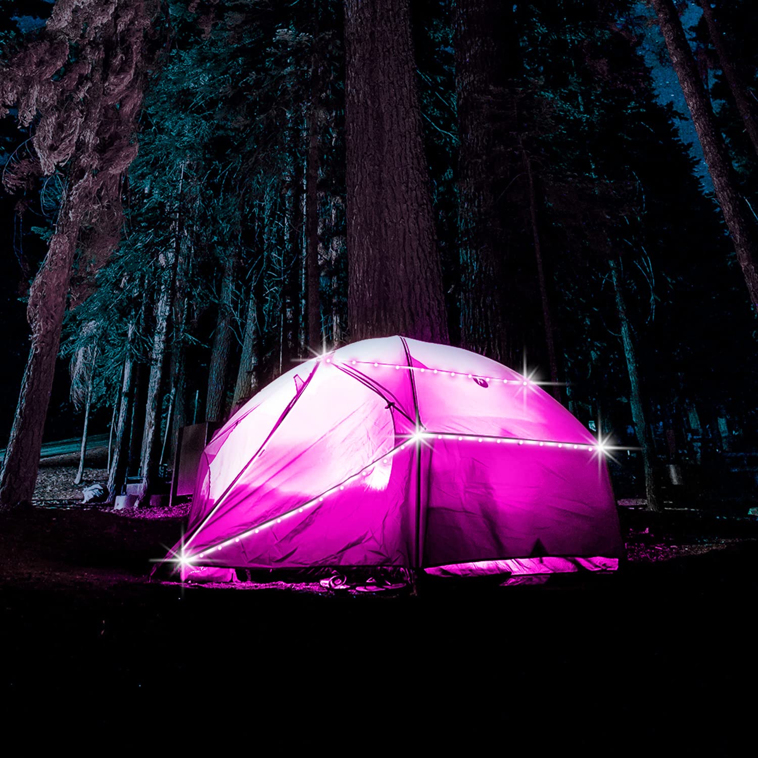 Battery Powered Led Strip Lights 13Ft, 2X6.5Ft Usb/Battery Operated Rgb Led Lights Birthday Christmas Gift With Remote For Tv Ba