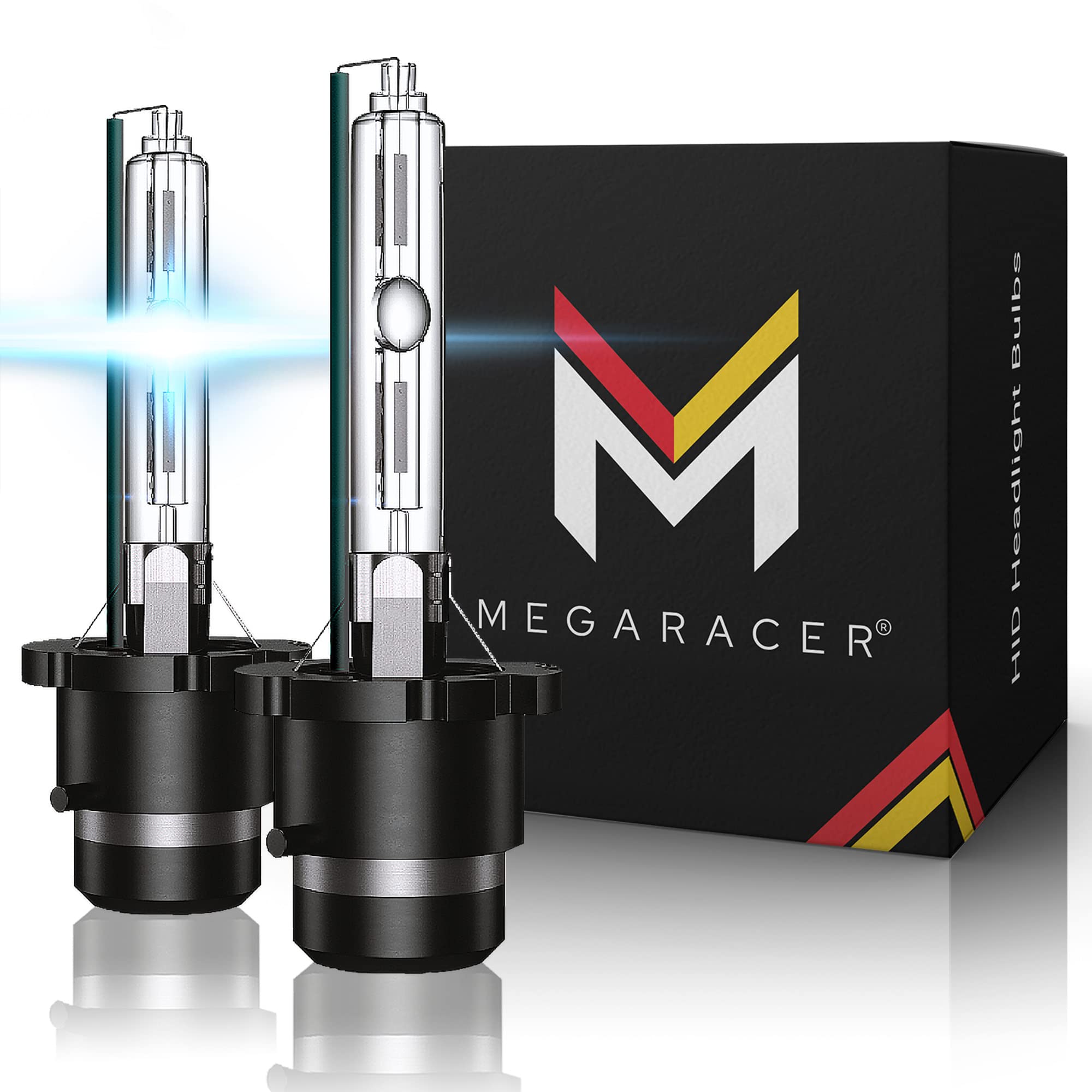 Mega Racer D4S/D4R Hid Headlight Bulb 10000K Dark Blue 35W Xenon Oem Replacement For Lexus Toyota Subaru Scion Mazda Honda, Pack