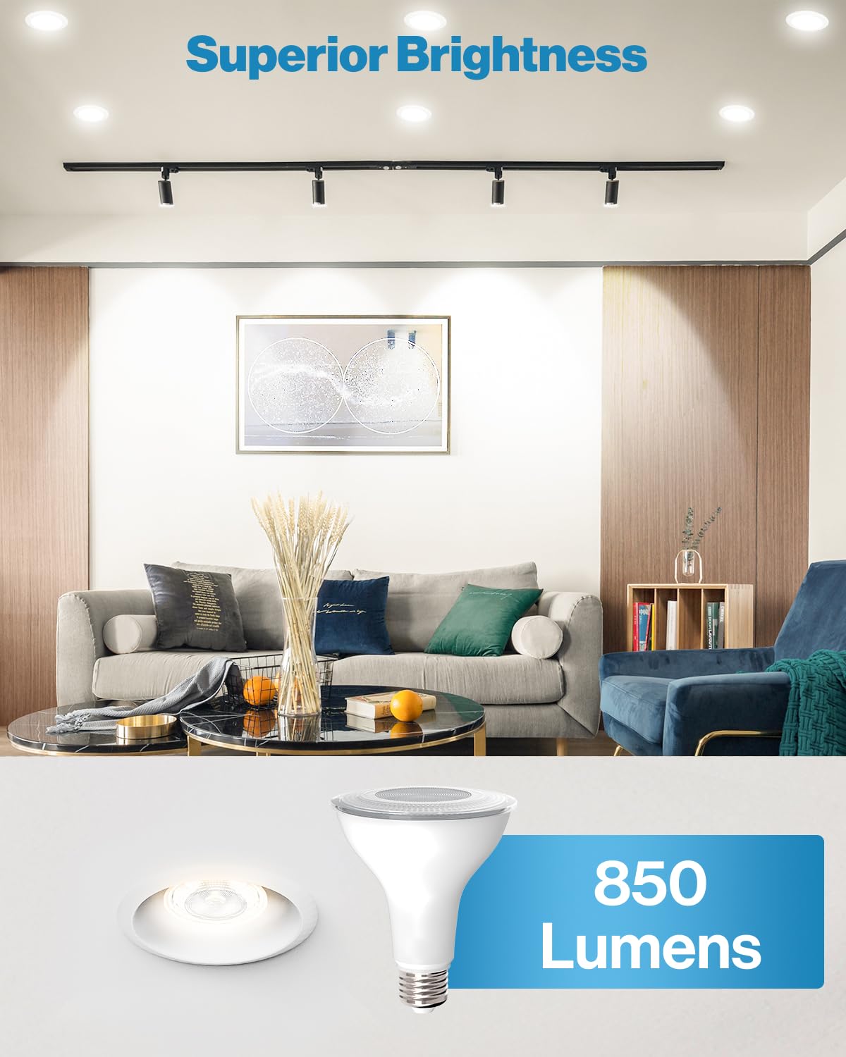 Sunco 10 Pack Par30 Led Bulb, Outdoor Flood Light Bulbs, Exterior Long Neck Lighting, 850 Lm, 11W (75W Equivalent), 3000K Warm W