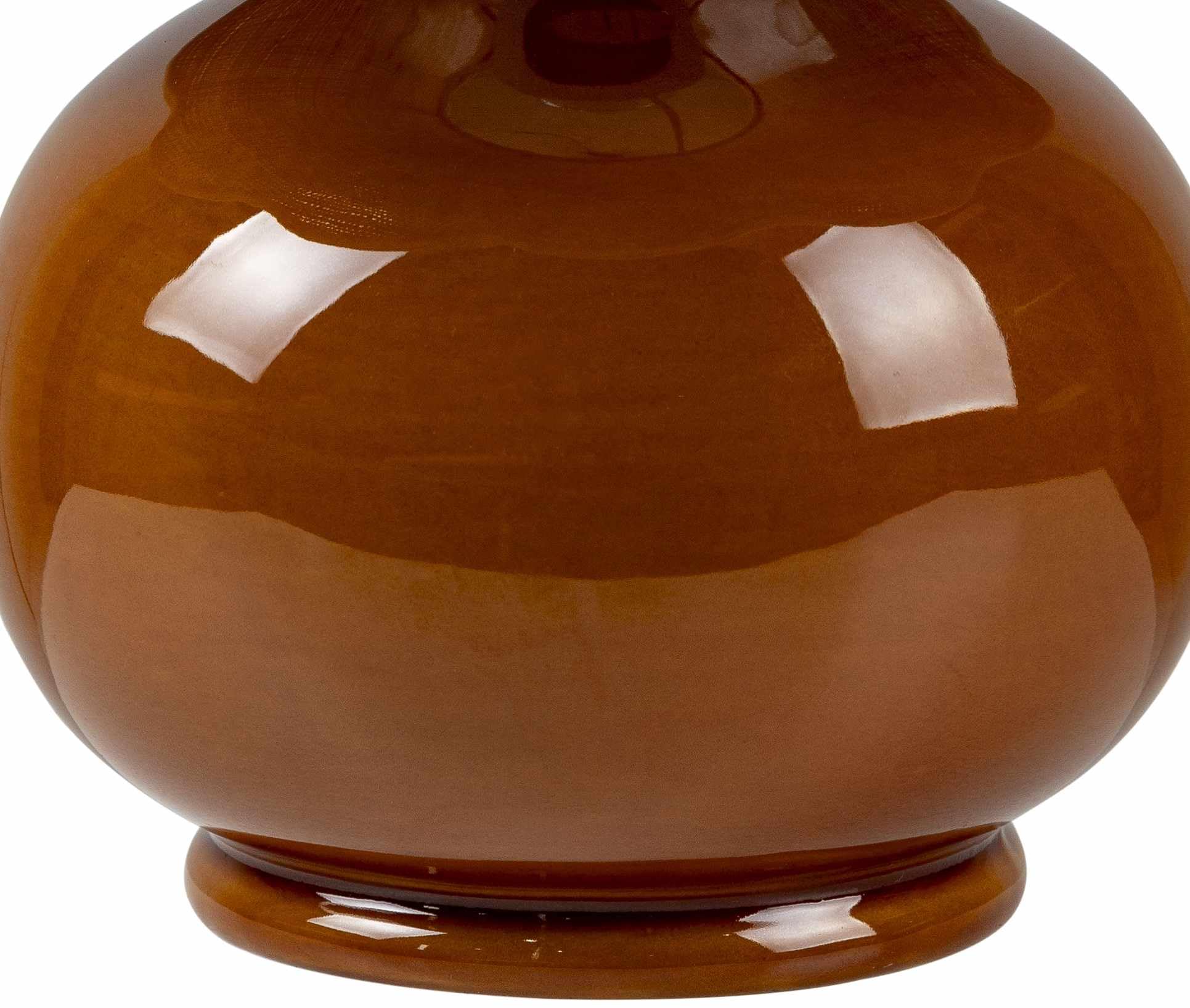 Hauteloom Theisseil Table Lamp - Ceramic, Tan/Beige, 13inH x 8inW x 8inD, Model TXCHMA1-001