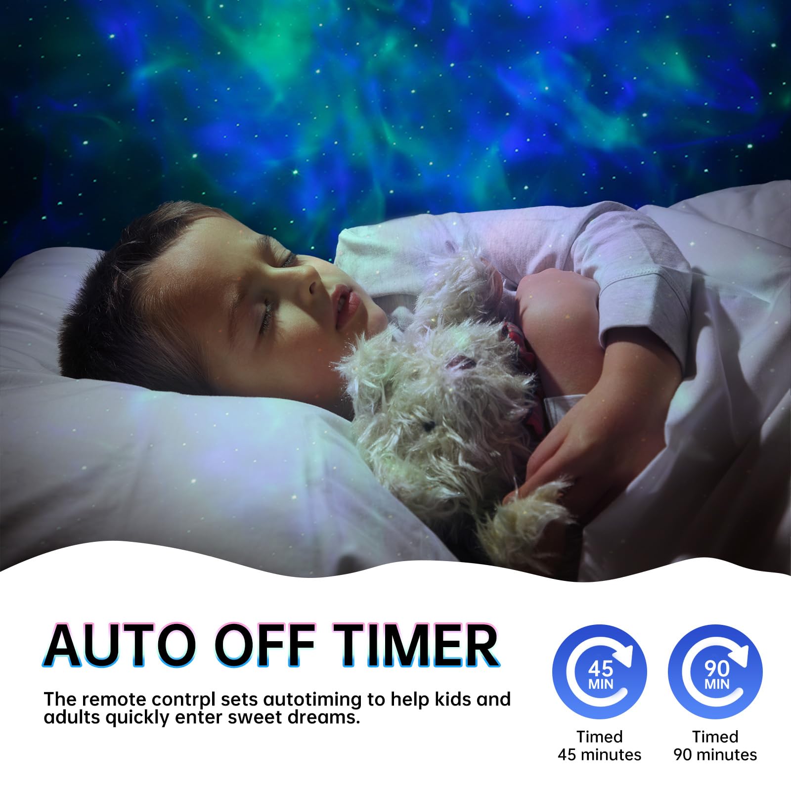 Moon Lamp Star Projector Galaxy Night Light,Astronaut Starry Nebula Ceiling Led Lamp With Timer And Remote, Gift For Kids Adults