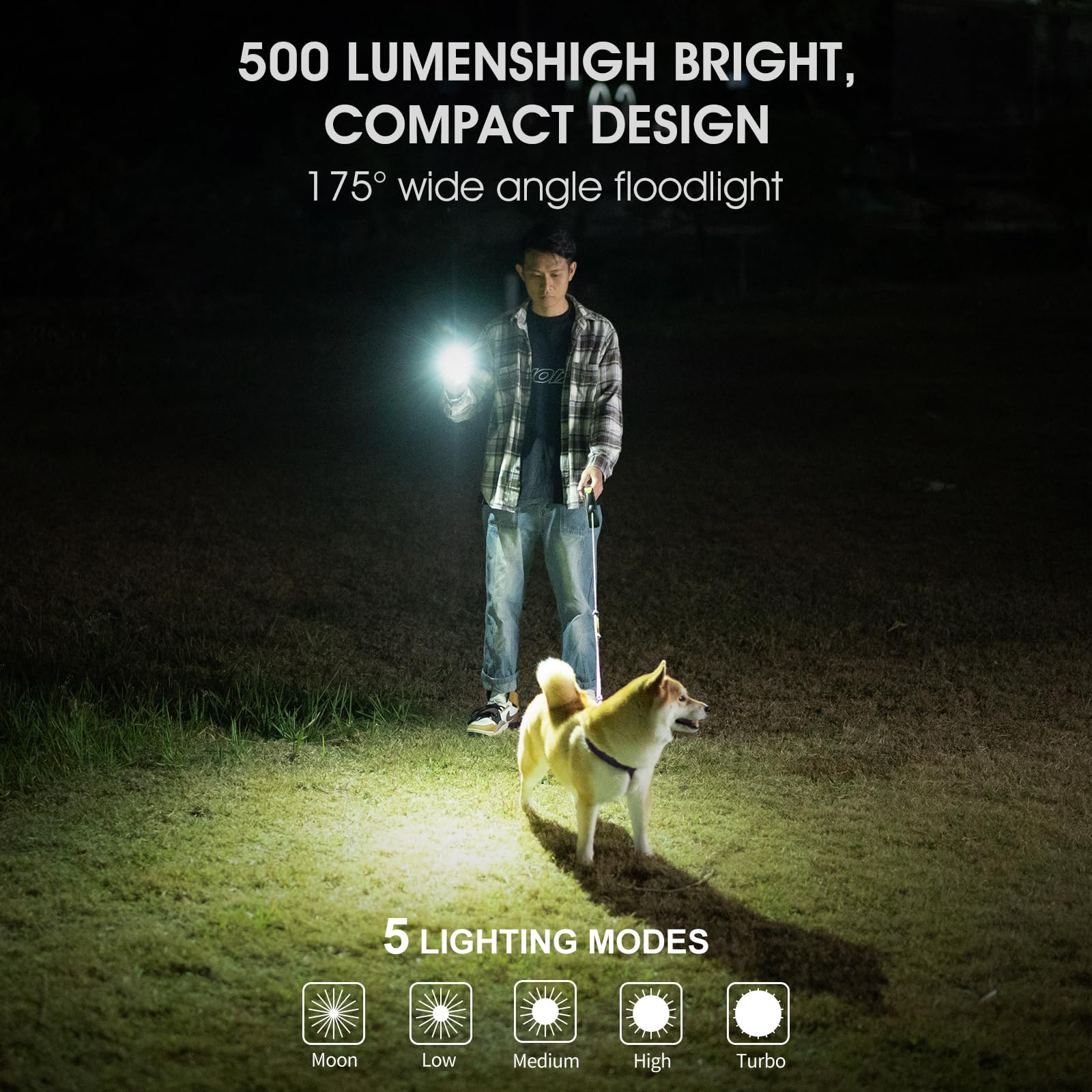 Wuben G2 Mini Flashlight Keychain, 500 Lumens Rechargeable Pocket Flashlight, 5 Modes Small Led Flashlight, Edc Keychain Brighte