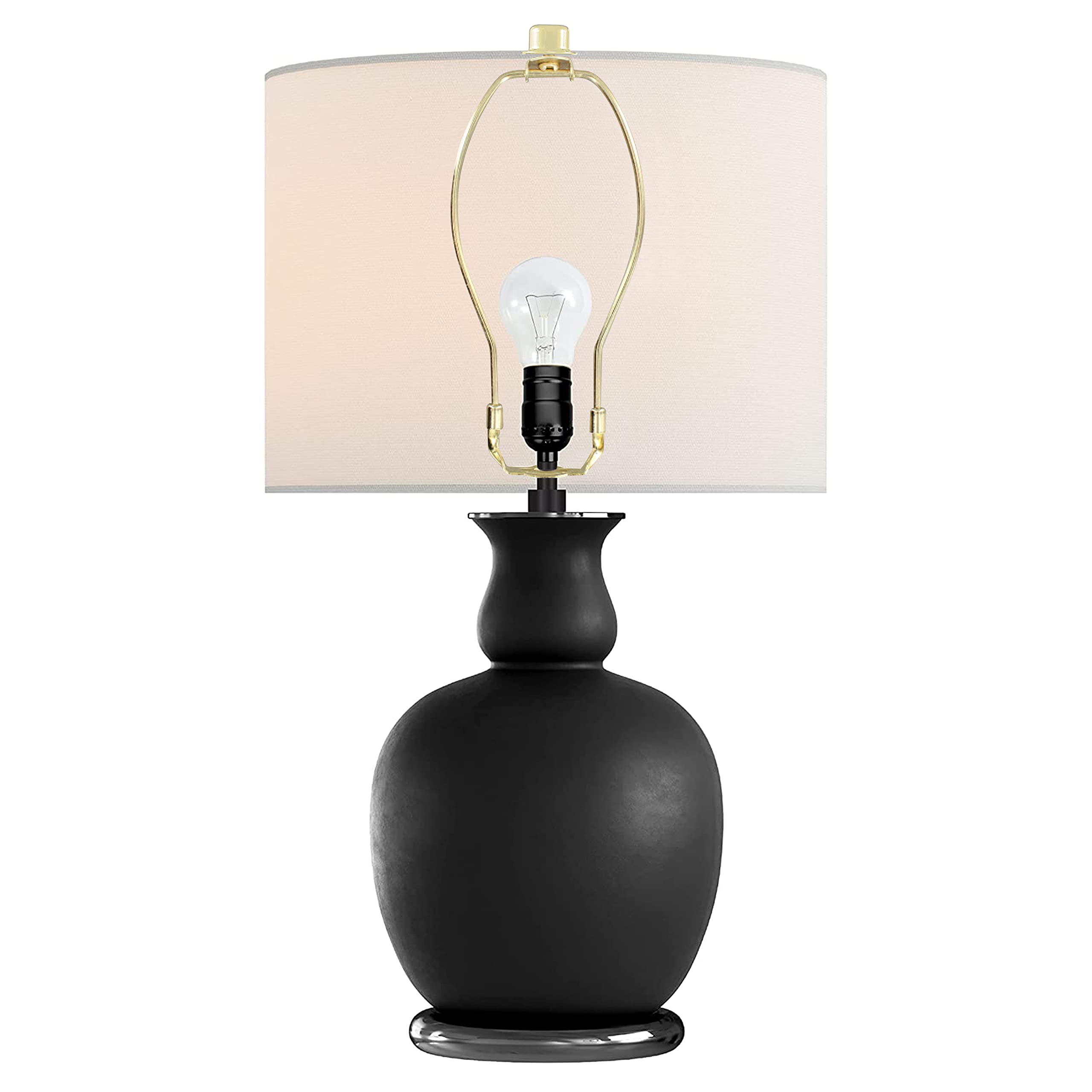 I Like That Lamp Complete Lamp Set - Brass 9 Harp (Suitable for 10 to 11 Lampshade) - Includes Harp, Saddle Holder Base and Fini