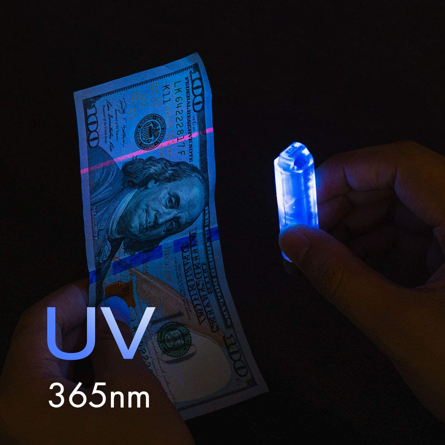 RovyVon A8 USB-C EDC Flashlight, 5000K, 420 Lumen, Rechargeable Keychain Light, Momentary On, Polycarbonate, Magnet Accessories