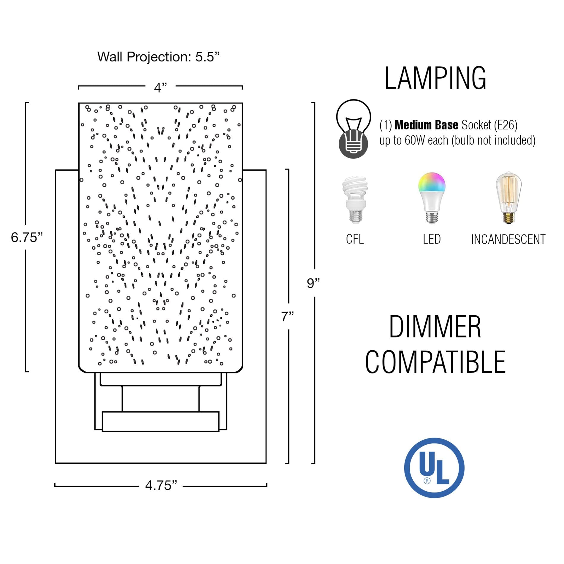 Kira Home Sedona 9'' Modern Rustic Wall Sconce + Seeded Glass Cylinder Shade, Oil Rubbed Bronze + Wood Style Walnut Finish