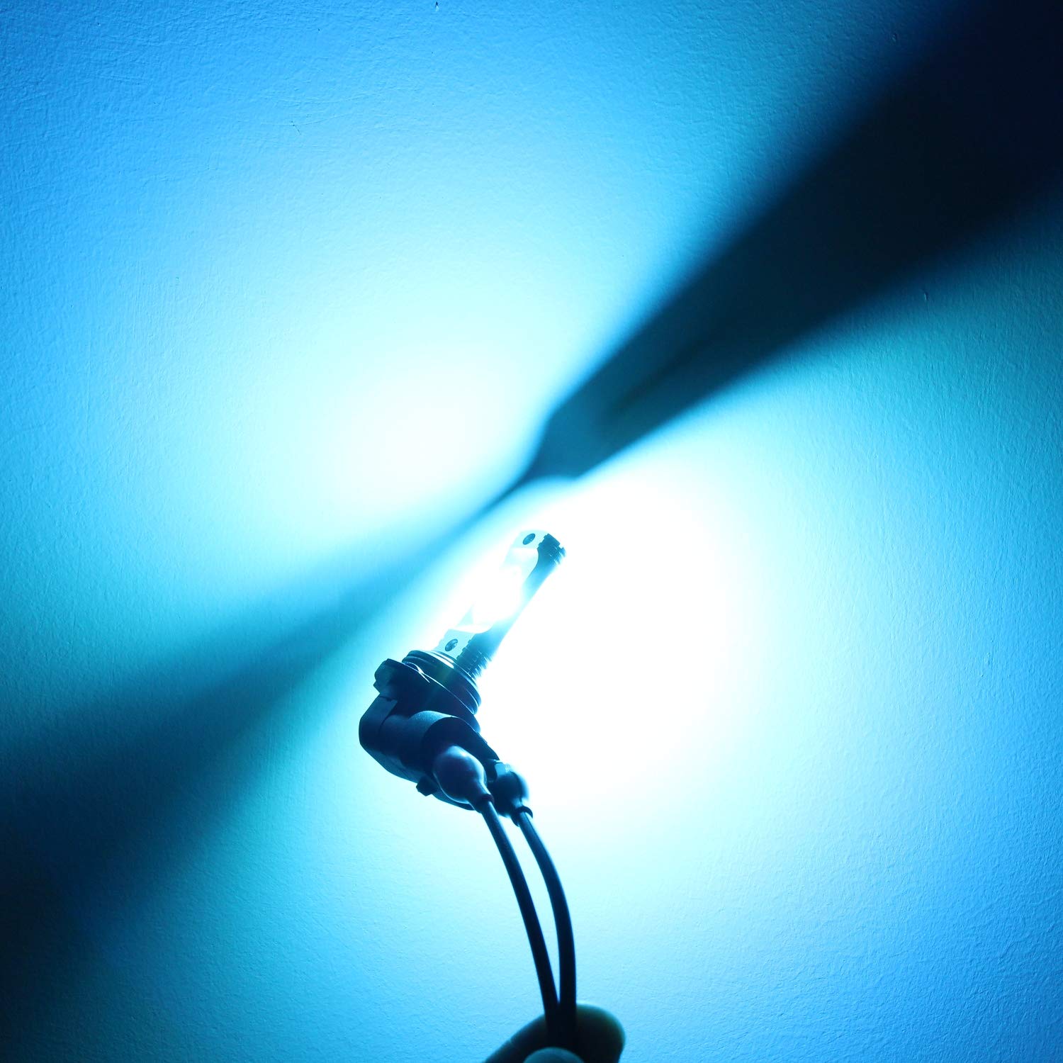Alla Lighting H10 9145 LED Fog Bulbs 3800lm 8000K Ice Blue High Illumination Model ETI 56-SMD Replacement