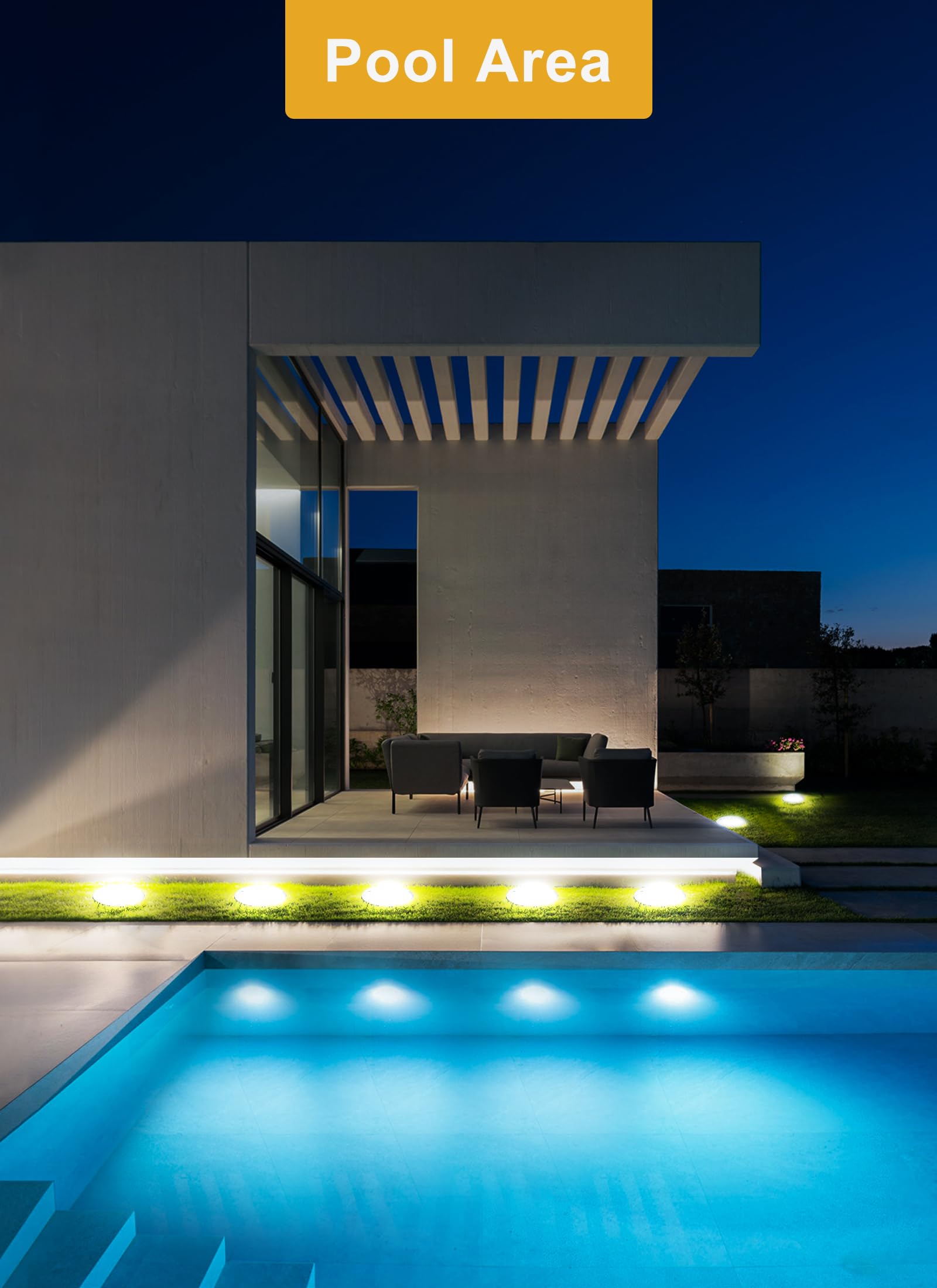 Brightown Solar Lights Outdoor Waterproof, 16 Packs Led In-Ground Lights Outdoor Solar Lights For Yard Patio Garden Lawn Deck Ou