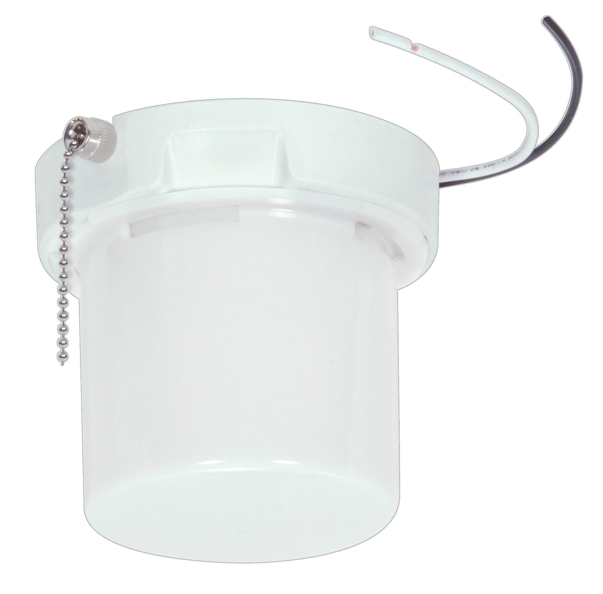 Satco One Light Ceiling Fixture, 18-watt, Glass, White, Model 90-2632, 4.75 inches