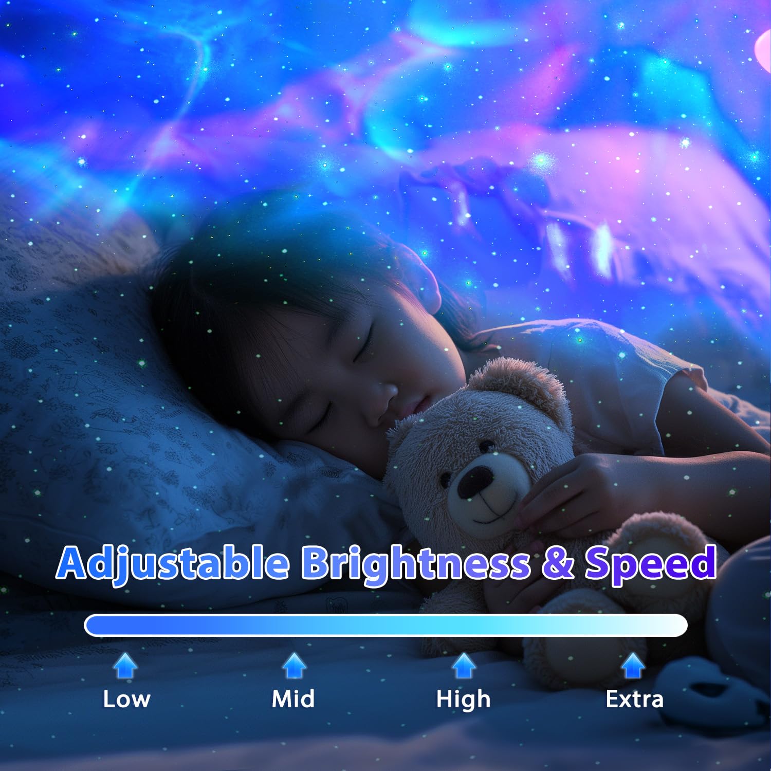 Star Projector With Astronaut Design & Remote Control - Galaxy Night Light For Bedroom, Kids Adults Gift For Birthdays Christmas
