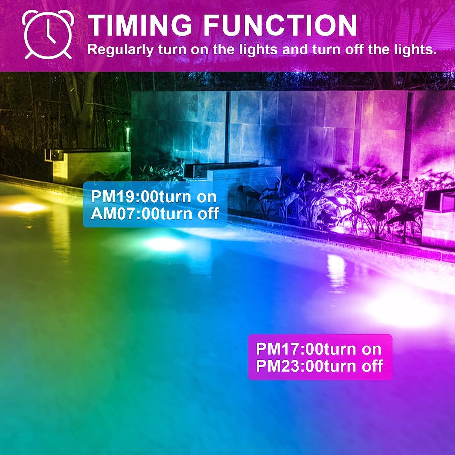 Hydong Led Flood Light - Rgb Color Changing, 500W Equivalent, 5000Lm, Remote Control, Dimmable, Metal, Model Brfl-Flo3