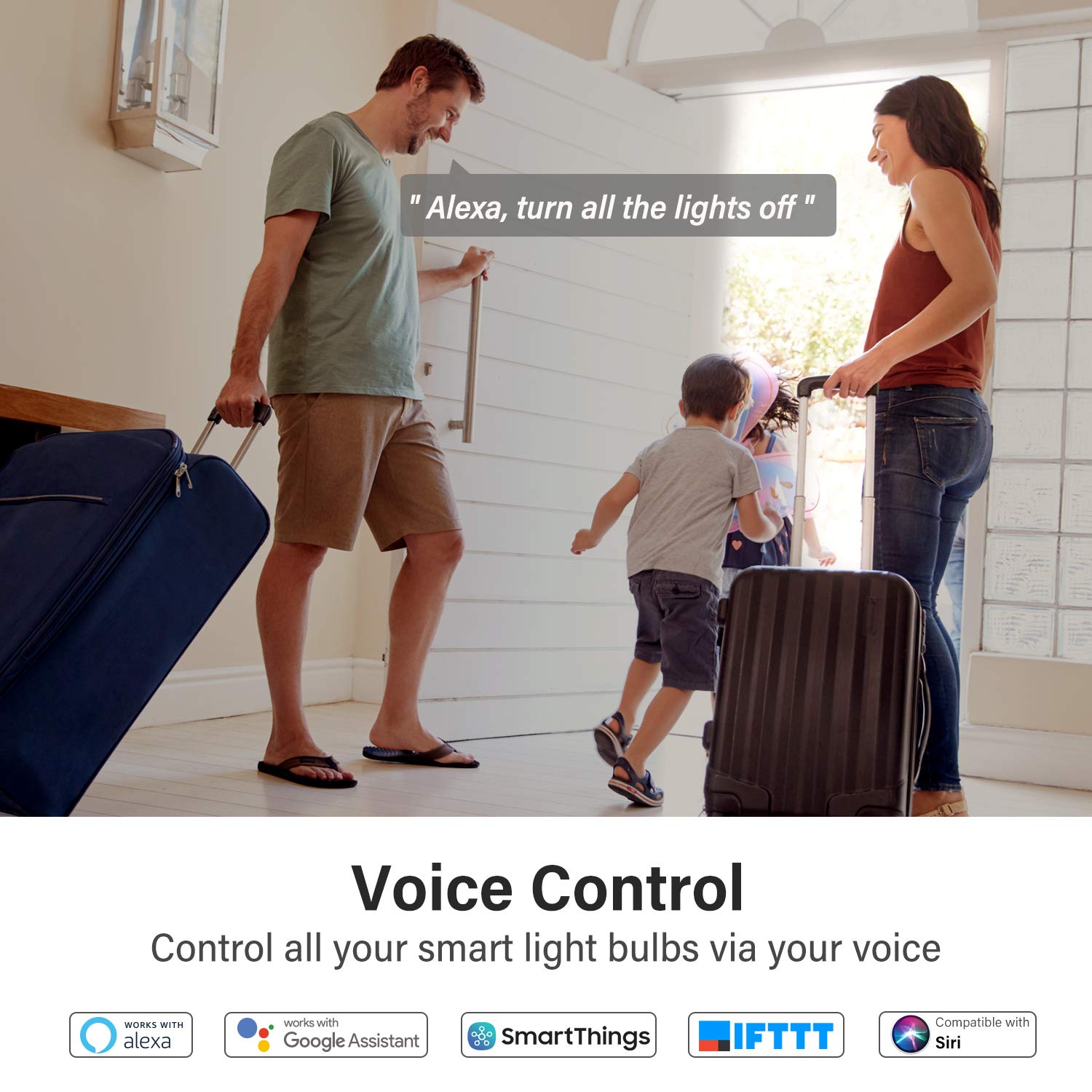 Sengled Zigbee Smart Light Bulbs, E1F-N5E, 40W, Color Changing, 2 Pack, Compatible with SmartThings, Alexa & Google Home
