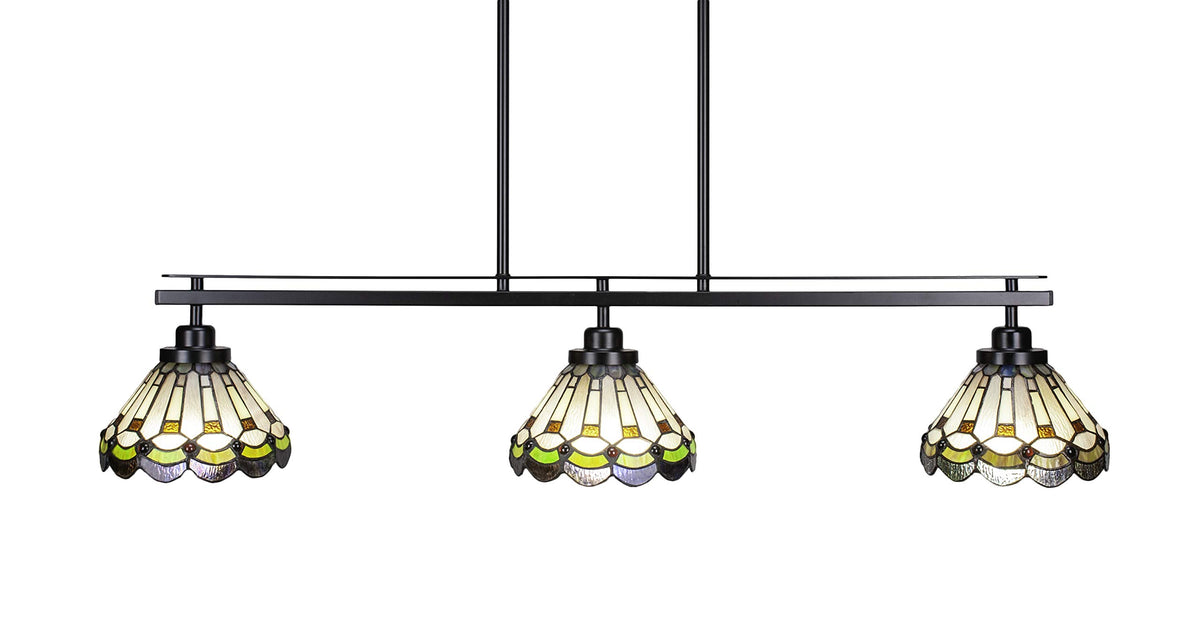 Odyssey 3 Light Island in Matte Black (2636-MB-9395)