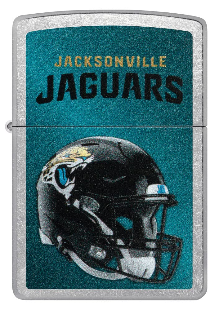 Zippo Nfl Jacksonville Jaguars Helmet Street Chrome Pocket Lighter