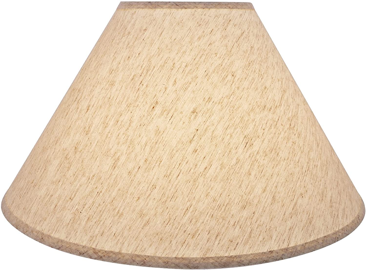 Aspen Creative 32561A, Transitional Hardback Empire Shaped Spider Construction Lamp Shade In Beige, 20&quot; Wide (7&quot; X 20&quot; X 12 1/2&quot;)