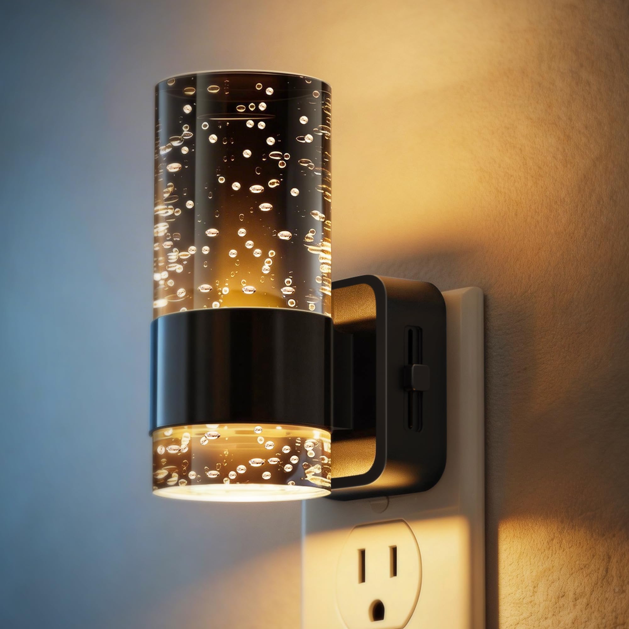 JandCase Night Lights Plug into Wall, Automatic LED Night Light with 0-100LM Dimmable, 3000K Plug in Night Lights with Auto Ligh