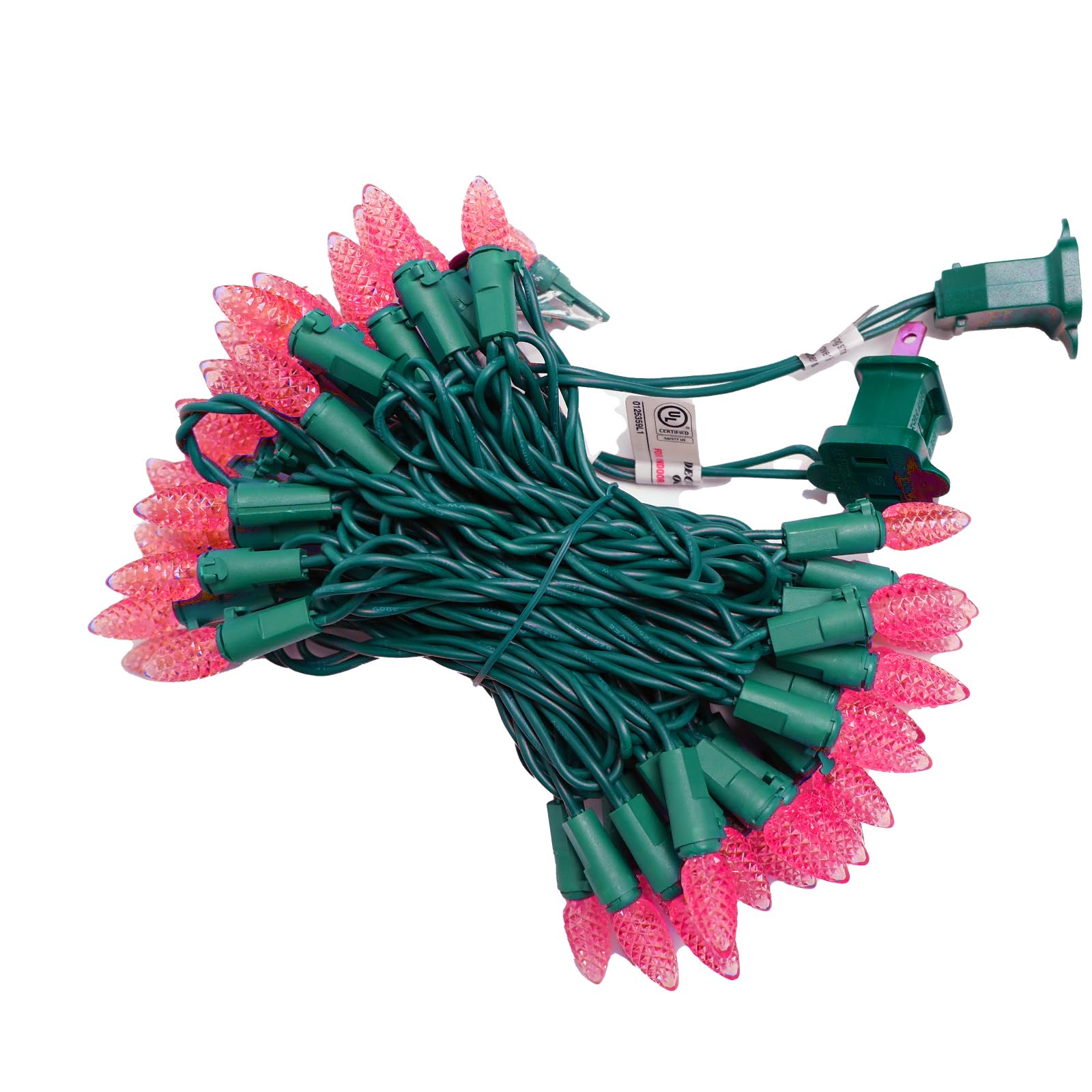 Fomomdi C3 Outdoor Christmas Lights, 18Ft 50 Led Commercial Grade String Lights For Patio Garden Home Halloween Xmas Tree Holiday Indoor Decoration (1, Purple)