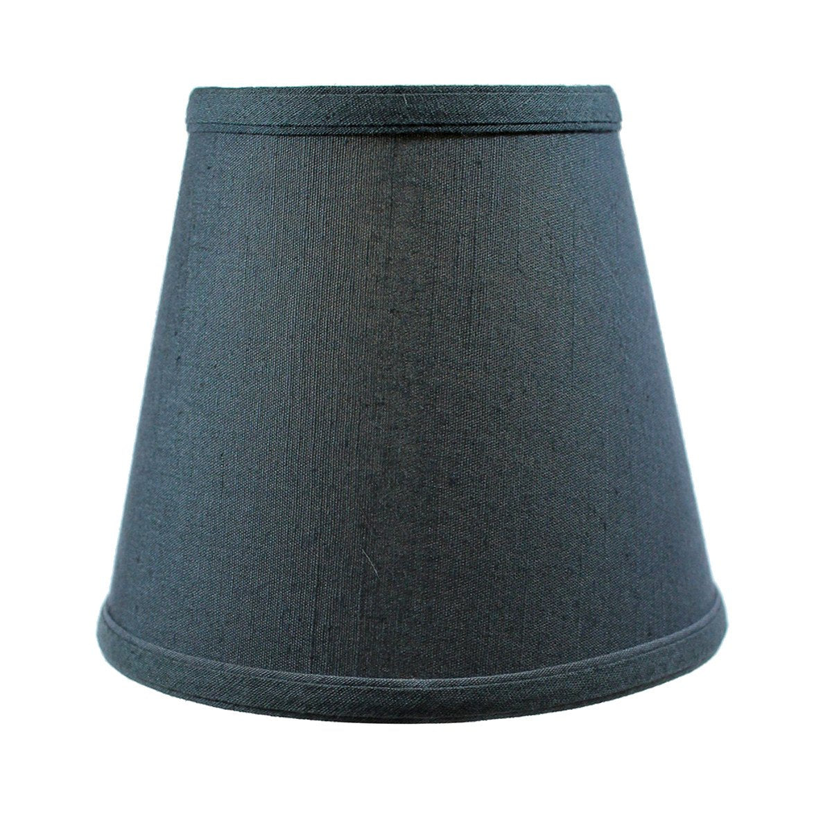 5x8x7 Textured Slate Blue Hard Back Lampshade Clip On fitter - Perfect for small table lamps, desk lamps, and accent lights -Sma