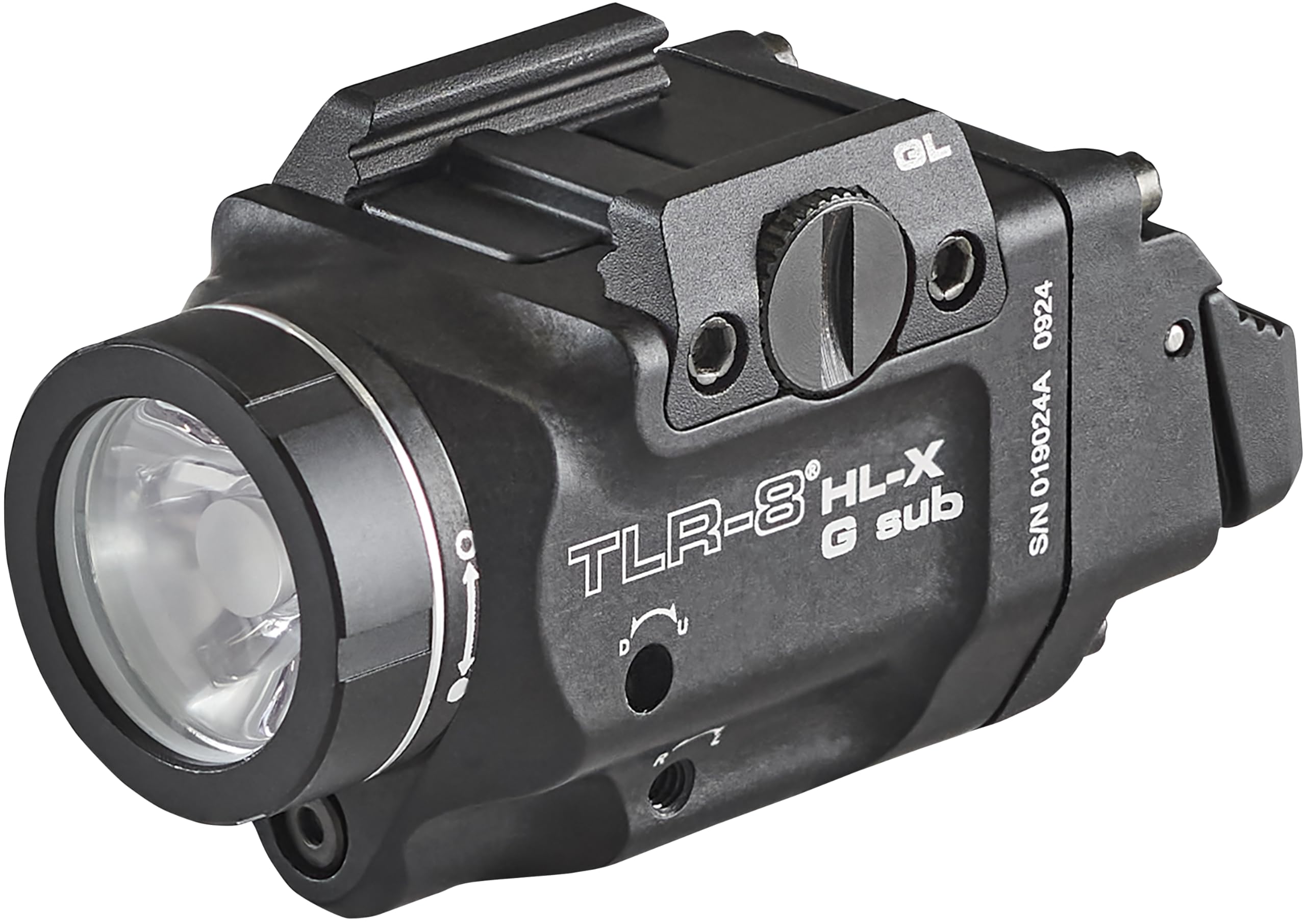 Streamlight 69476 TLR-8 HL-X G sub USB 1000-Lumen Weapon Rail-Mounted Rechargeable Tactical Flashlight with Integrated Green Aim