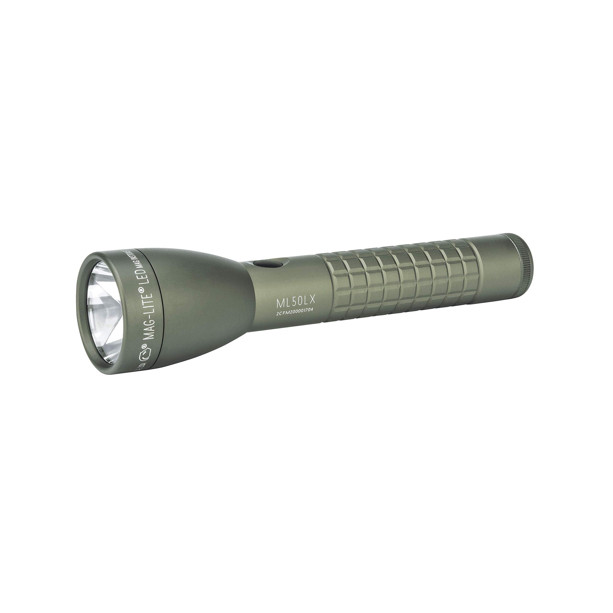MagLite ML50LX LED Flashlight, Foliage Green, Synthetic, One Size, Model ML50LX-S2RI5
