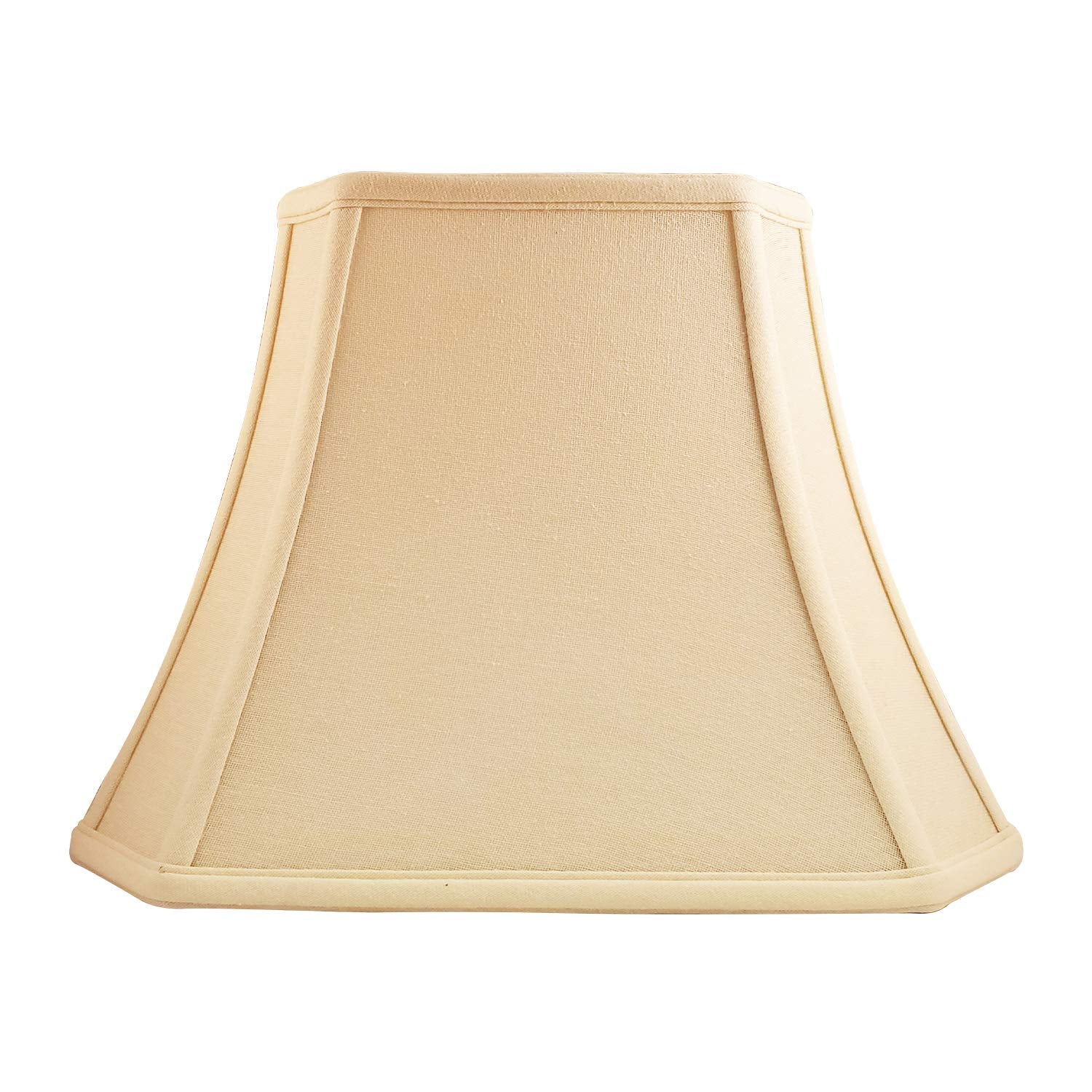 Royal Designs, Inc. Rectangle Lamp Shade, 6.5 x 12 x 10, Linen Eggshell, Model BSO-710-12LNEG-2, 2-Pack