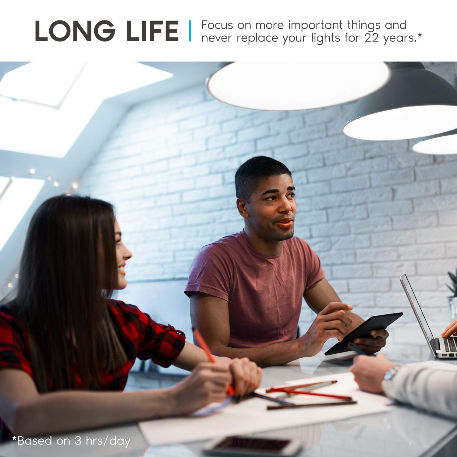 Luxrite A19 Led Bulb 60W Equivalent, 5000K Bright White, 800 Lumens, Dimmable Standard Led Light Bulbs 9W, Enclosed Fixture Rated, Energy Star, E26 Medium Base - Indoor And Outdoor (24 Pack)