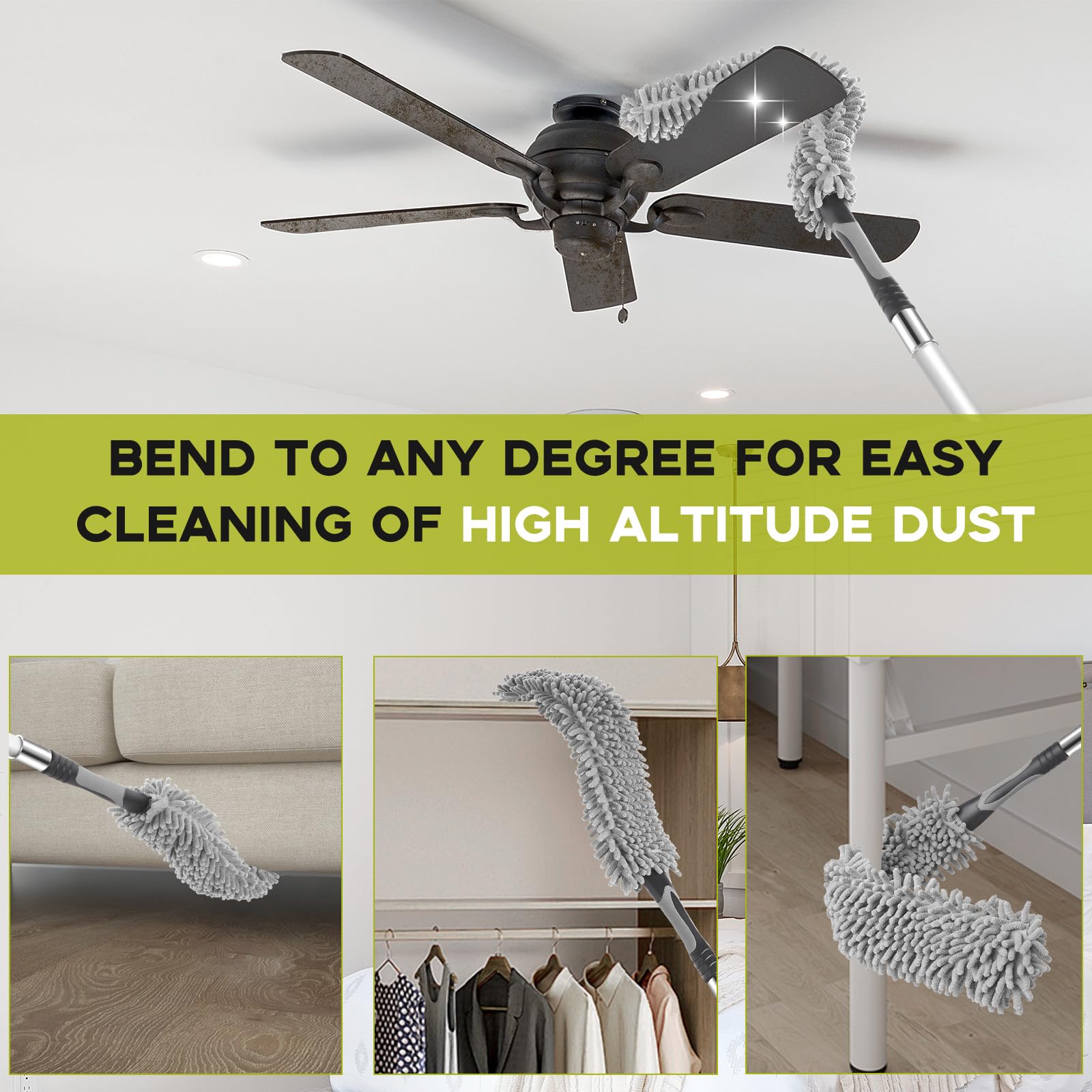 28Ft Telescopic Light Bulb Changer For High Ceilings,Aluminum Alloy Lightweight Lightbulb Changer For High Ceilings,High Ceiling