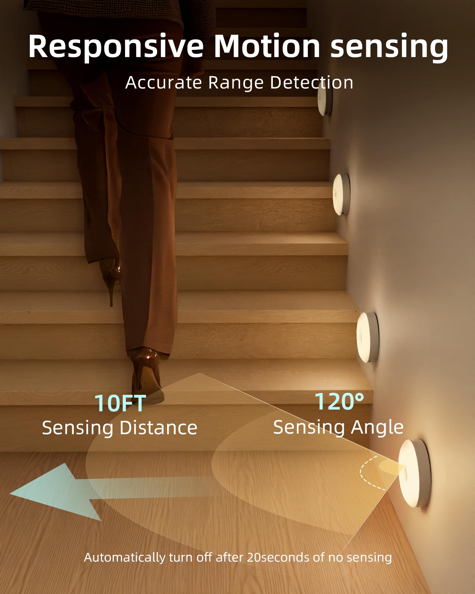 Ezvalo Under Cabinet Lighting With Charging Station,1000Mah Rechargeable Puck Lights With Remote, 3 Color Temps & Rgb Closet Lig
