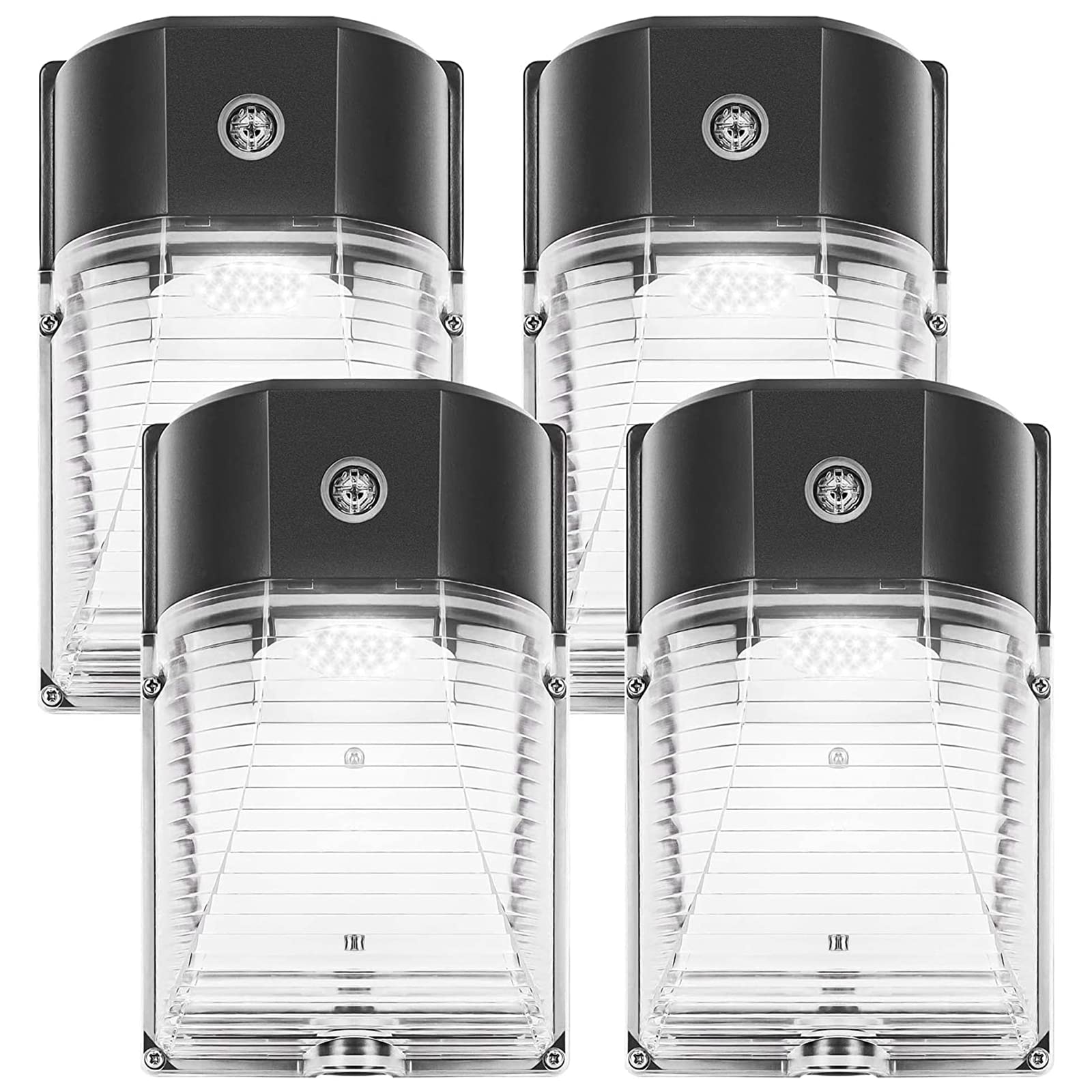 CINOTON 26W LED Wall Pack Light with Dusk to Dawn Sensor, 3000LM[100-277Vac/160W HID/HPS Equiv.] IP65 Waterproof Outdoor Securit