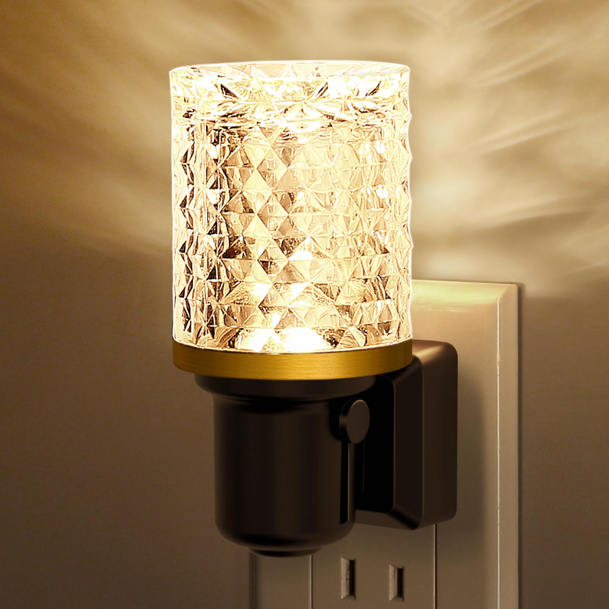 L Lohas Led Night Light, 2 Pack Dimmable Night Lights Plug Into Wall, Automatic Night Lights Plug In With Auto Light Sensor, 0-1