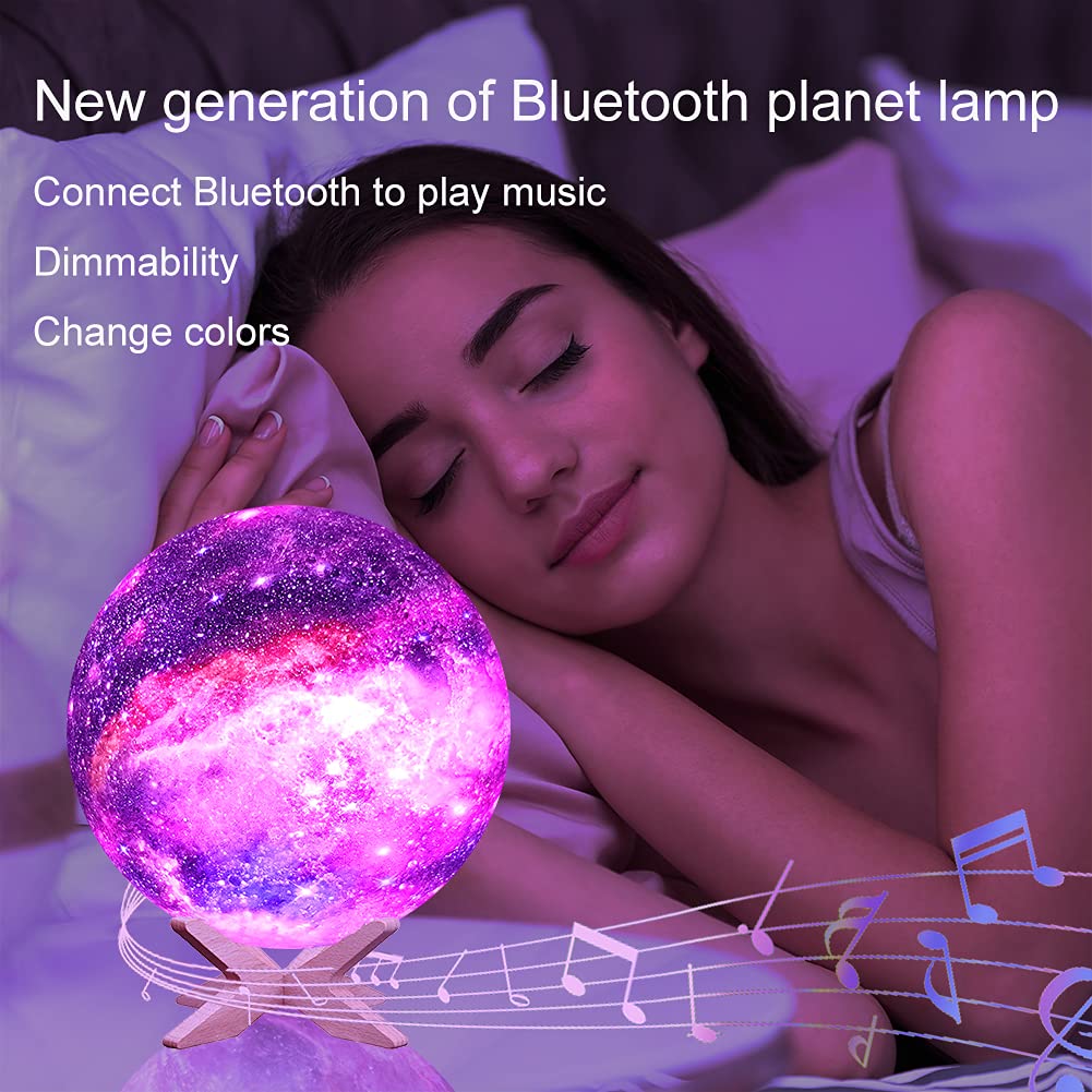 Hyodream Musical Moon Lamp With White Noise Sleeping Sound Machine For Baby, Built-In White Noise/Nature Sound/Lullaby & Bluetoo