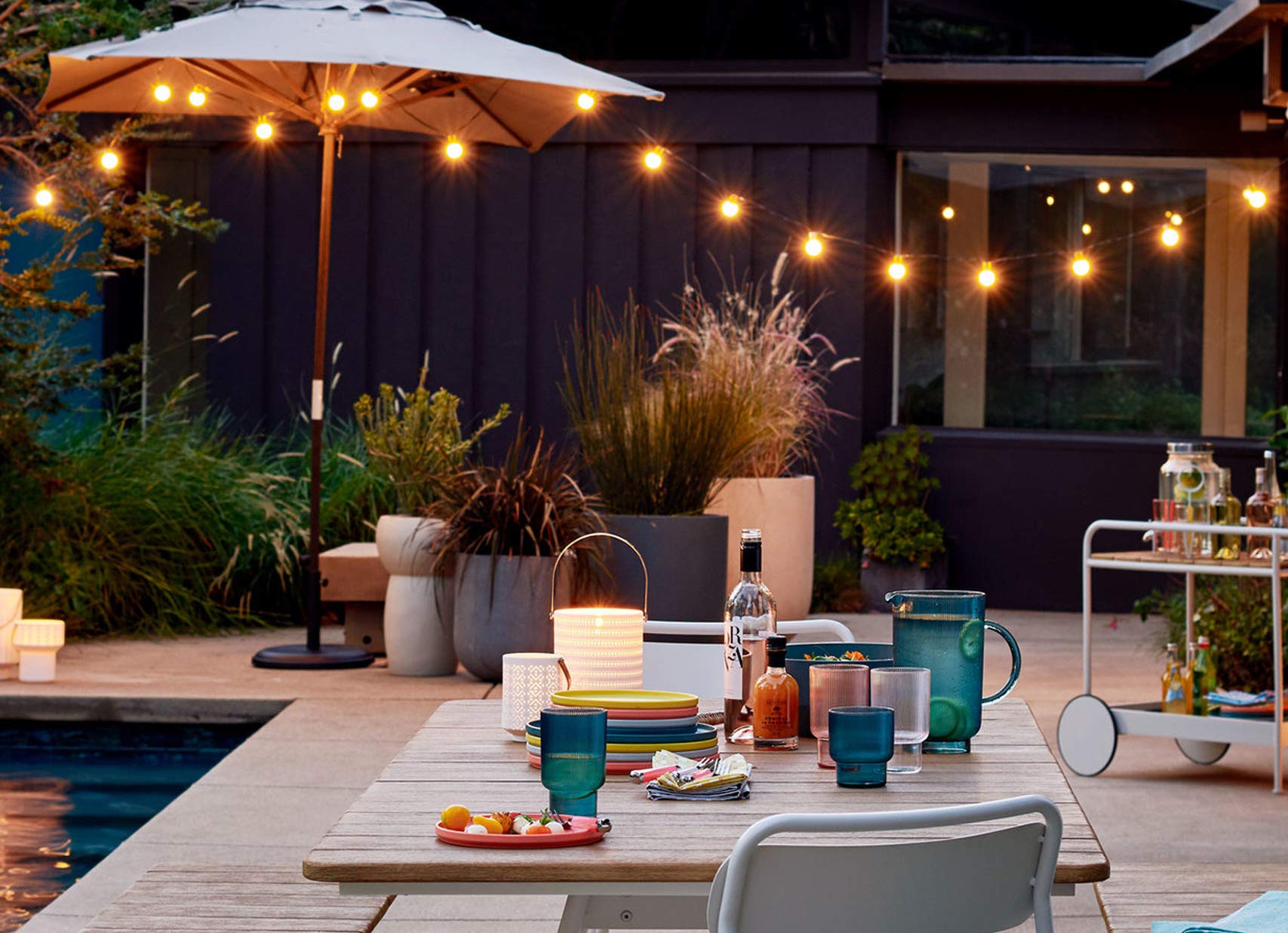 Silikang Warm White Led G40 Globe String Lights - 25 Waterproof Bulbs For Indoor/Outdoor Decor