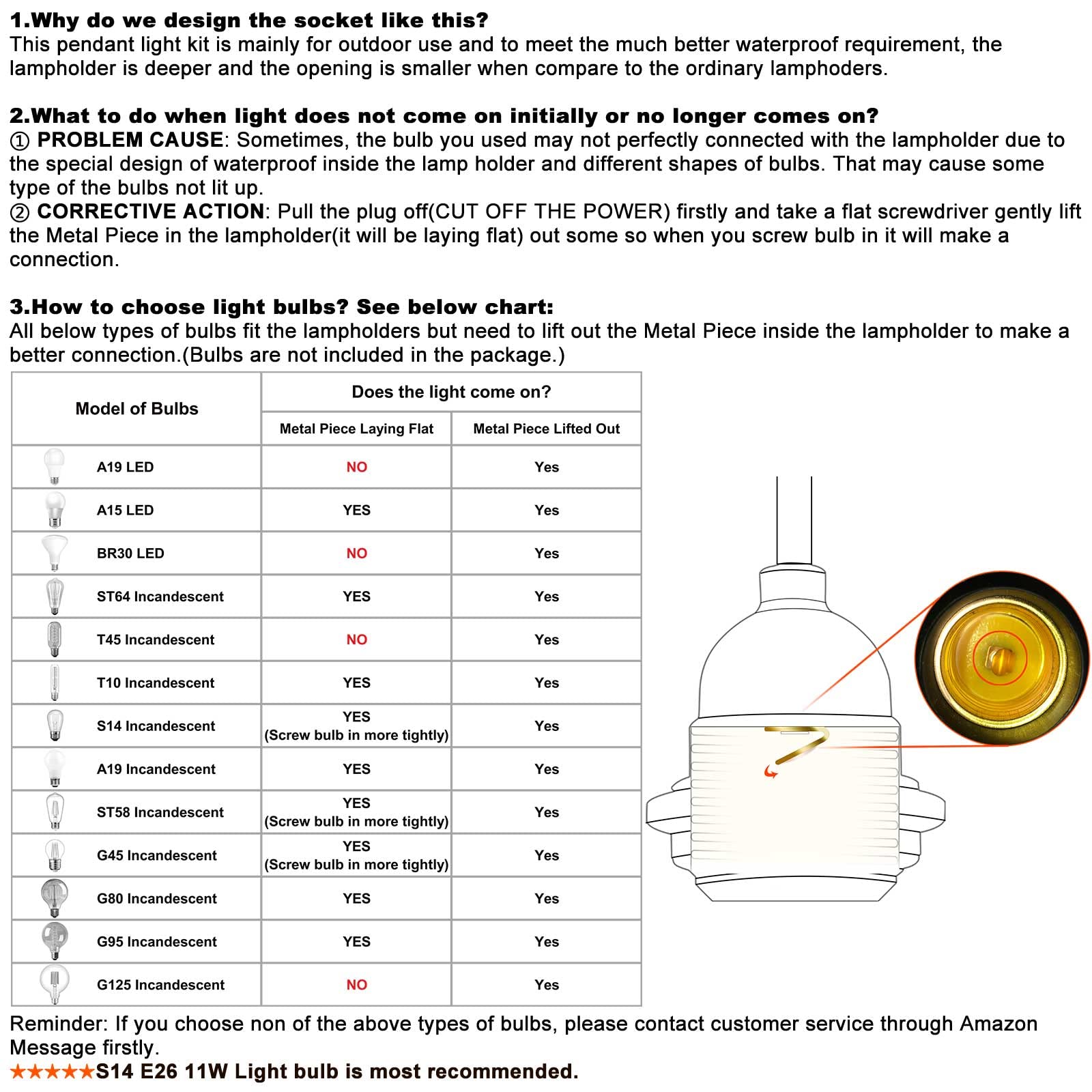 Arcomead Industrial Triple Ceiling Pendant Light, Vintage Waterproof Hemp Rope Chandelier E26
