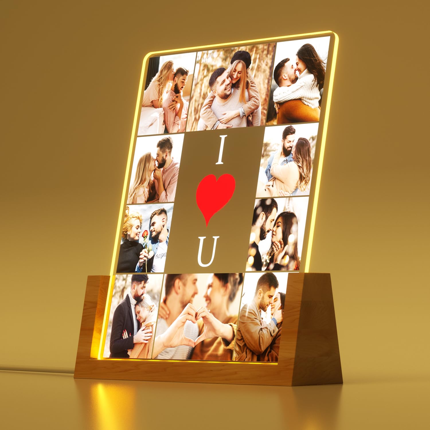 Ecavboc Personalized Photo Gifts Unique For Newlyweds Men Women, Best Present For Wedding, Bridal Shower, Engagement, Anniversar