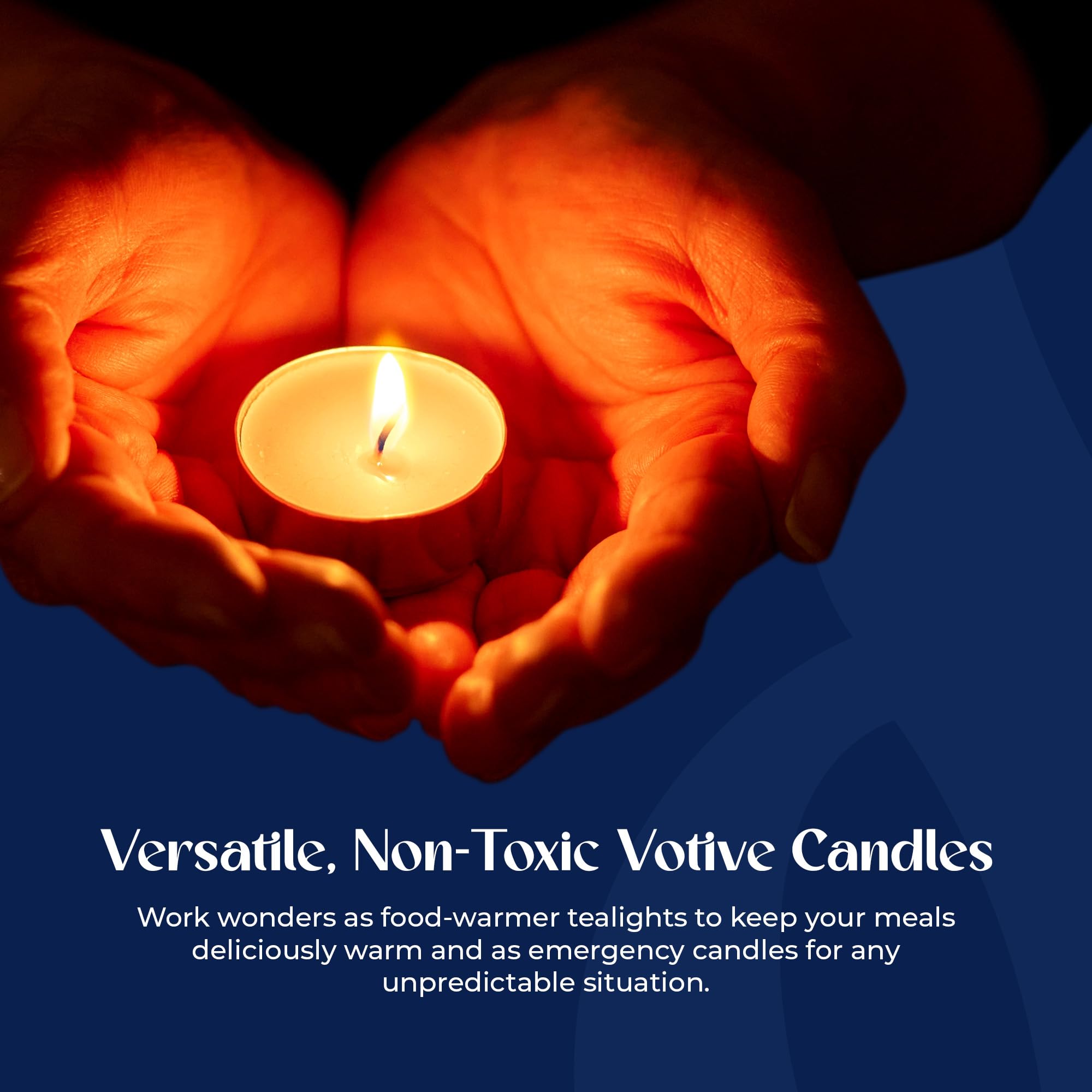 Lerner Tealight Candles  100 Count| 8 Hours Long-Burning White Tea Light Candles| Non-Toxic  Smokeless & Soot-Free Tea Light Warmer Candles | Unscented Party  D?Or  Shabbat Tea Candles